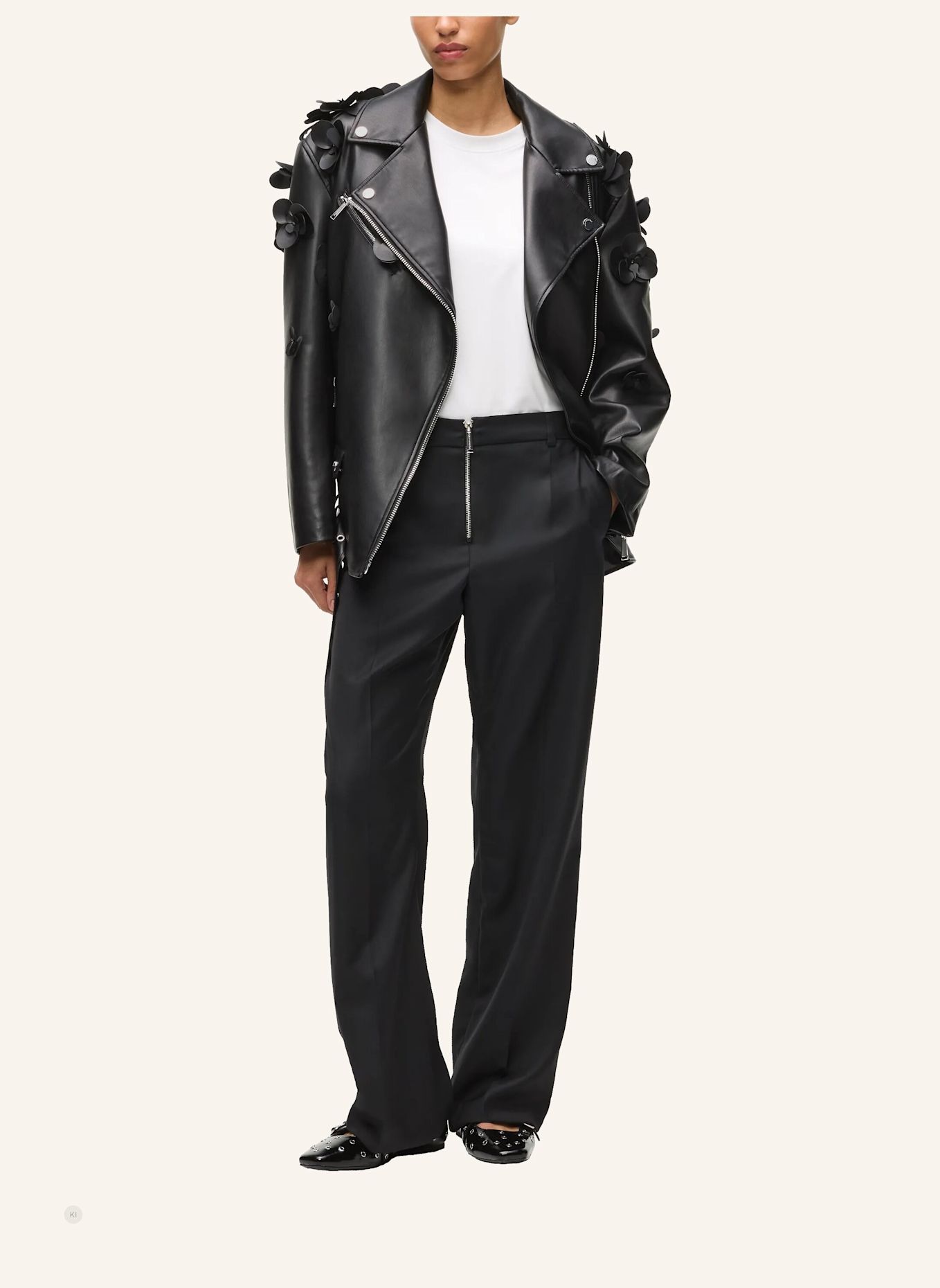 KARL LAGERFELD Hose: SCHWARZ