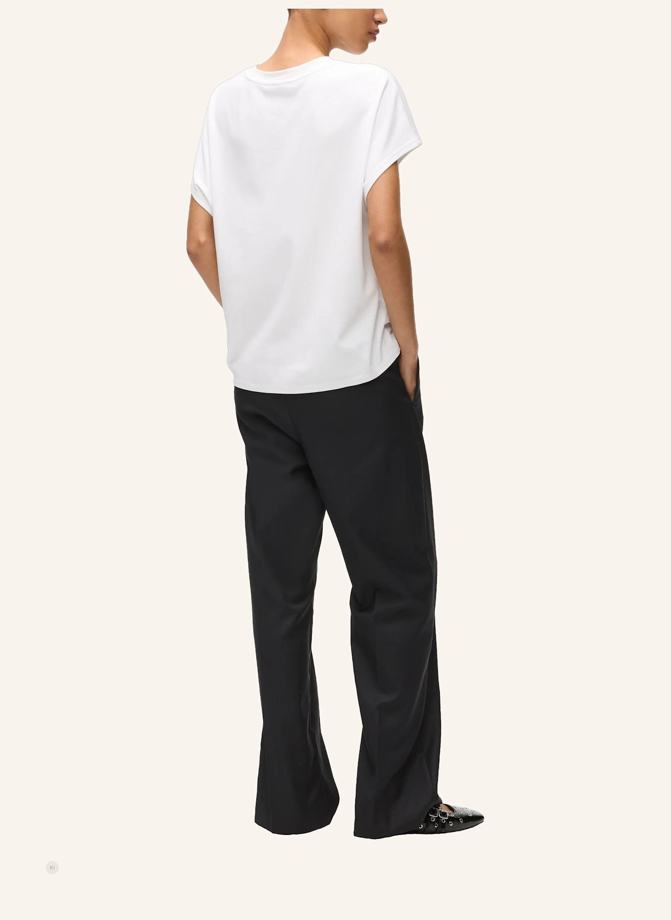 KARL LAGERFELD Hose: SCHWARZ