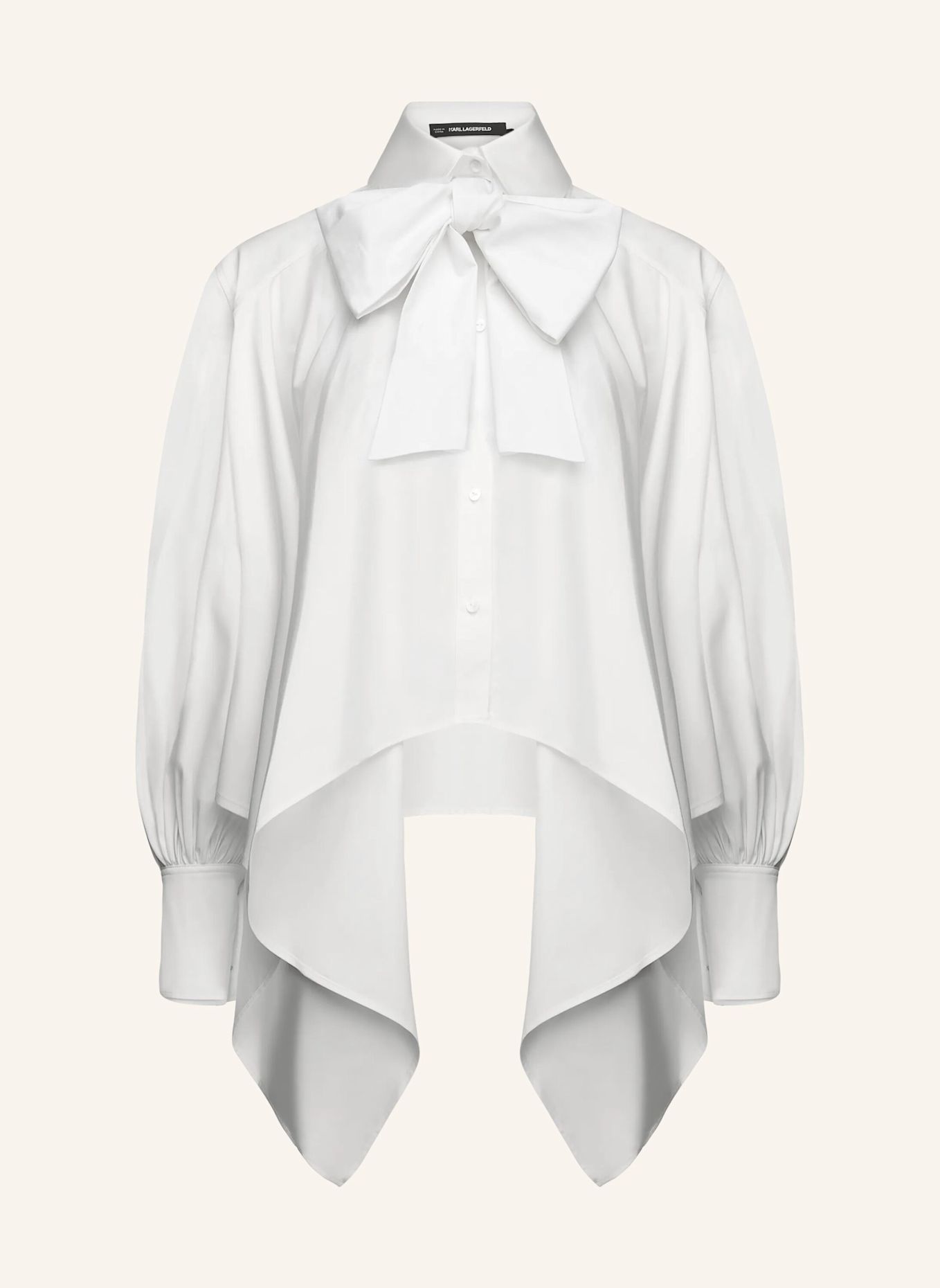 KARL LAGERFELD Bluse: WEISS