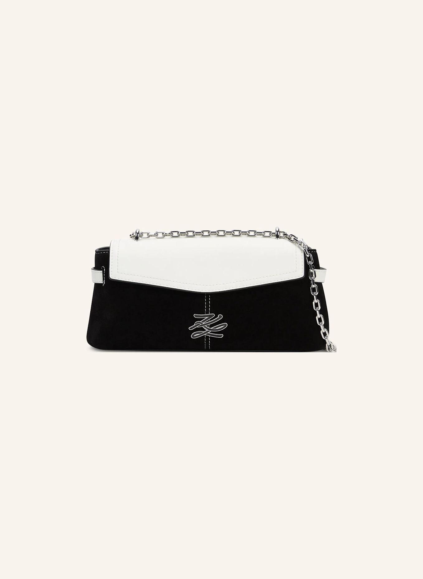 KARL LAGERFELD Umhängetasche: SCHWARZ