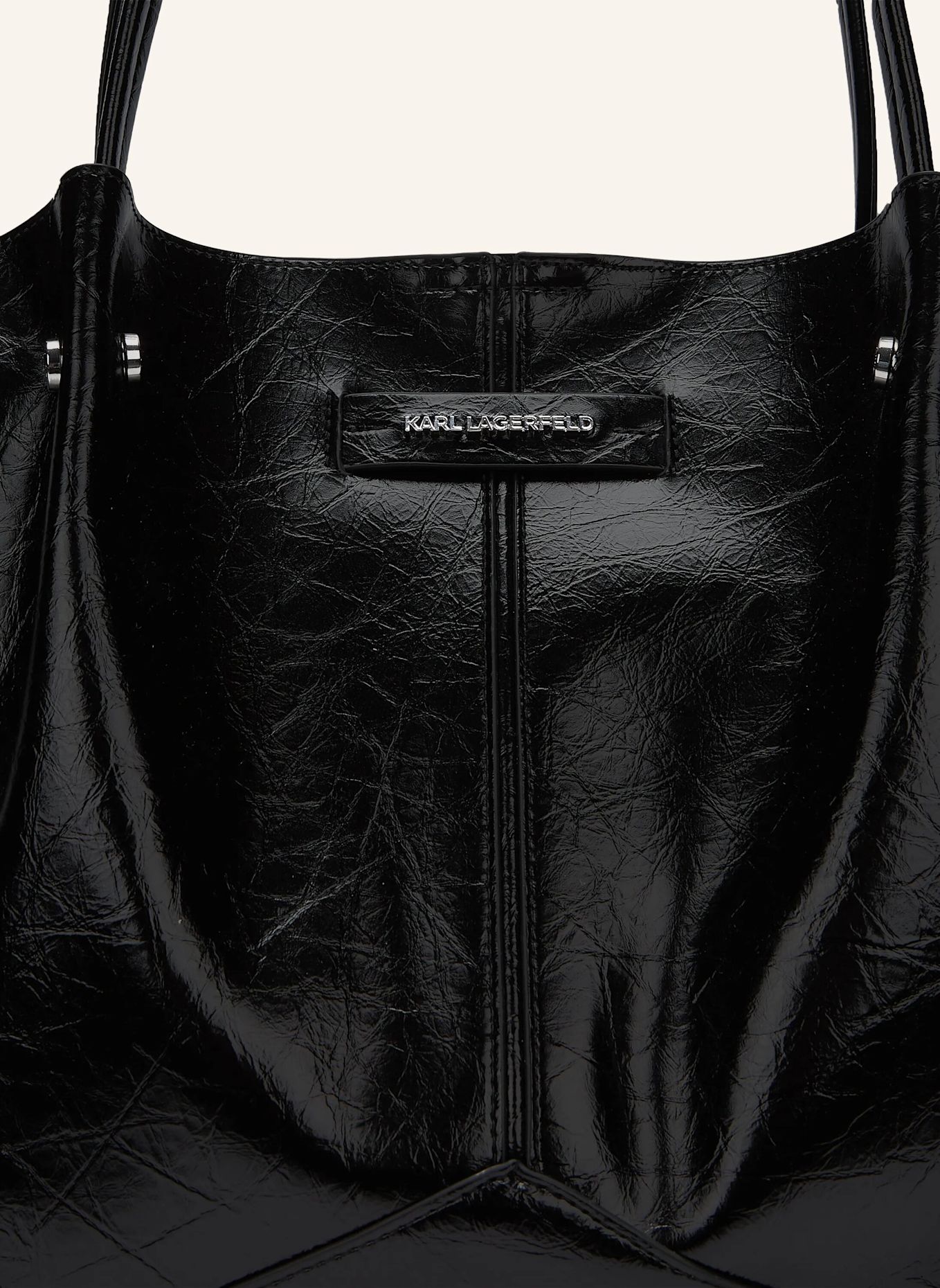 KARL LAGERFELD Handtasche: SCHWARZ