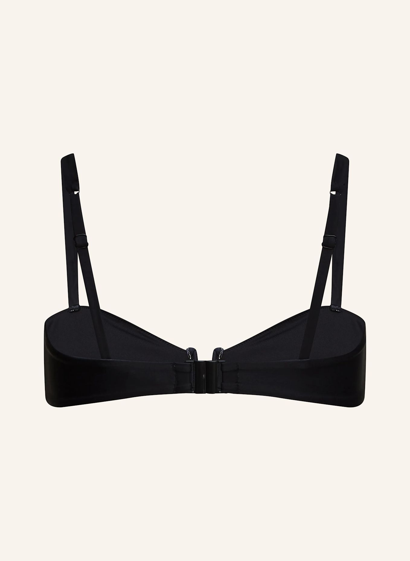 KARL LAGERFELD Bikini-Top: SCHWARZ