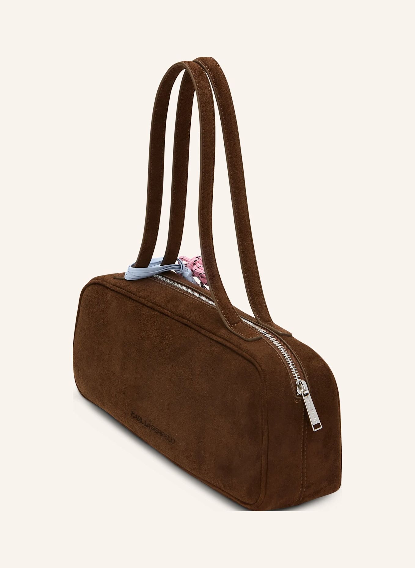 KARL LAGERFELD Schultertasche: BRAUN