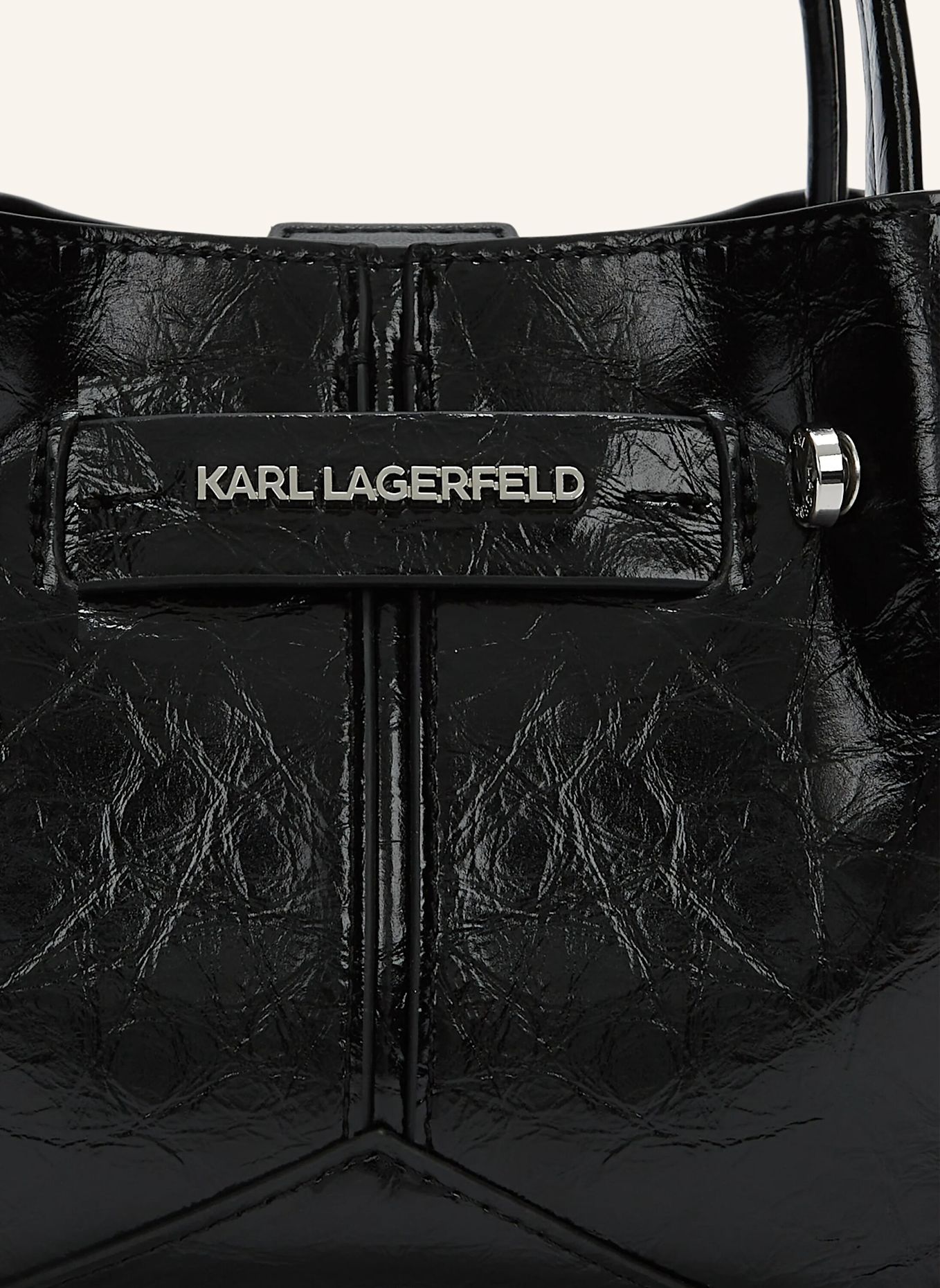 KARL LAGERFELD Handtasche: SCHWARZ
