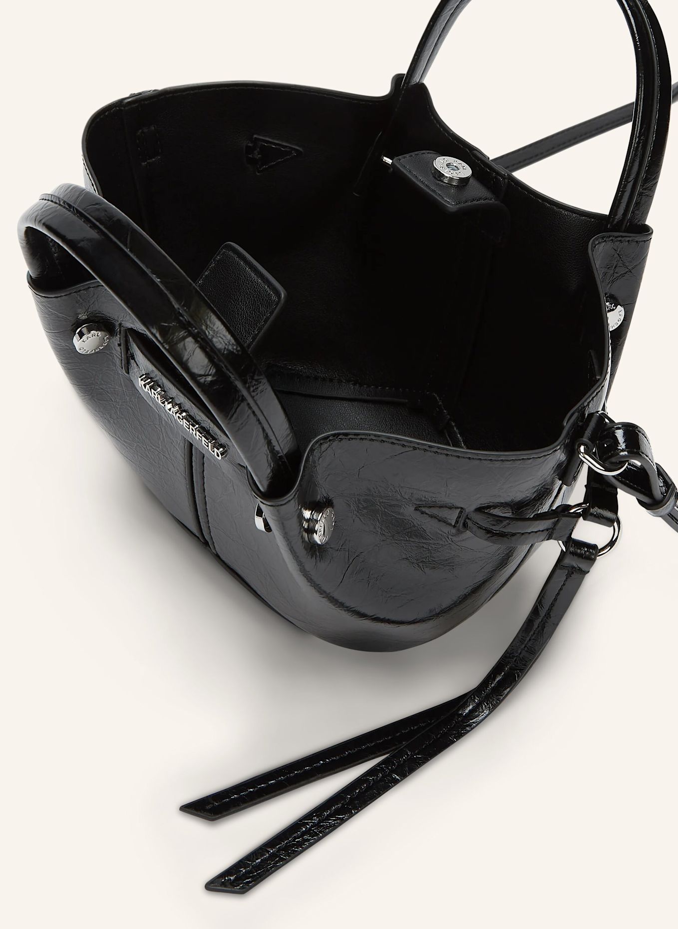 KARL LAGERFELD Handtasche: SCHWARZ