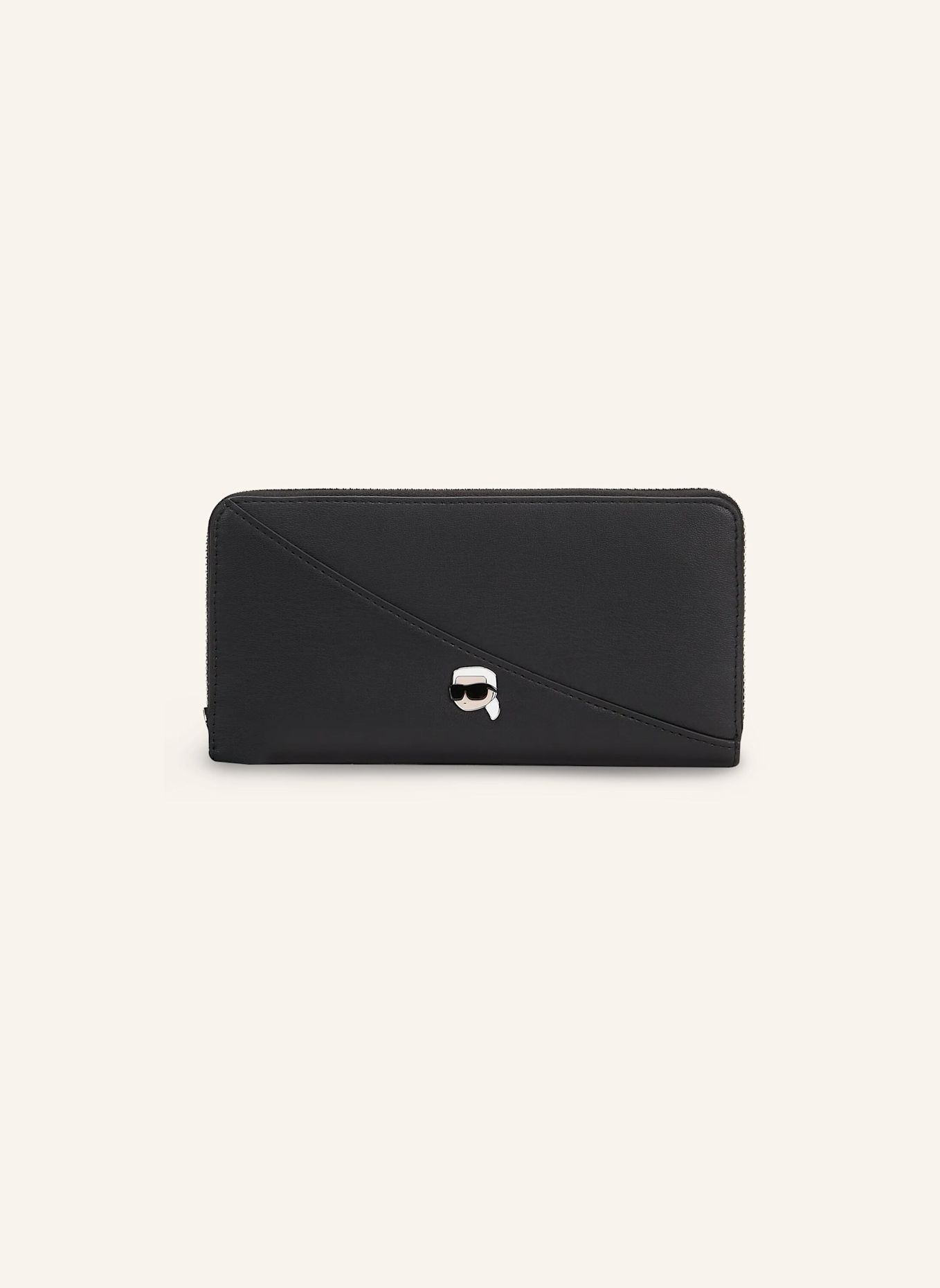 KARL LAGERFELD Geldbörse: SCHWARZ