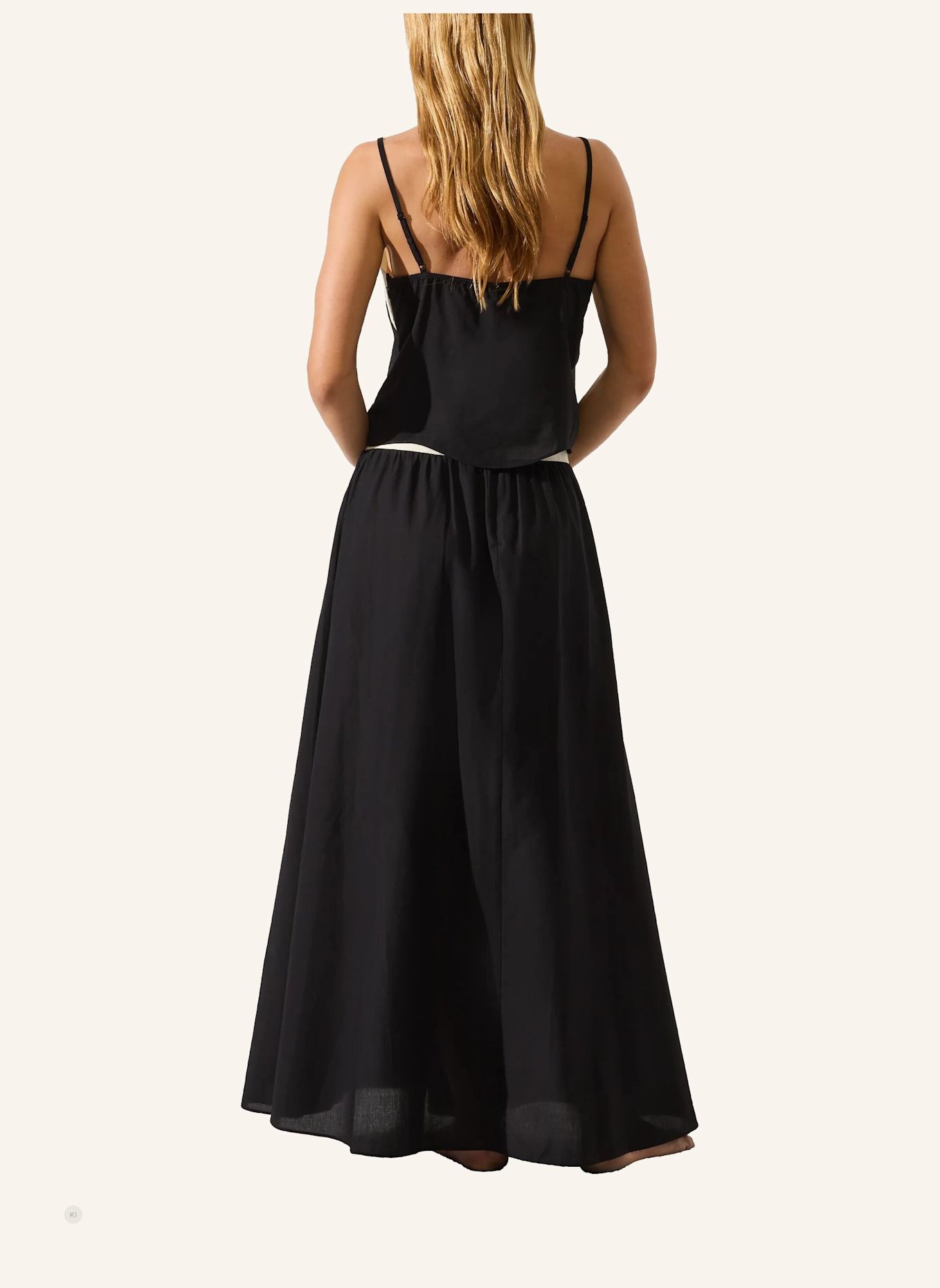KARL LAGERFELD Strandkleid: SCHWARZ