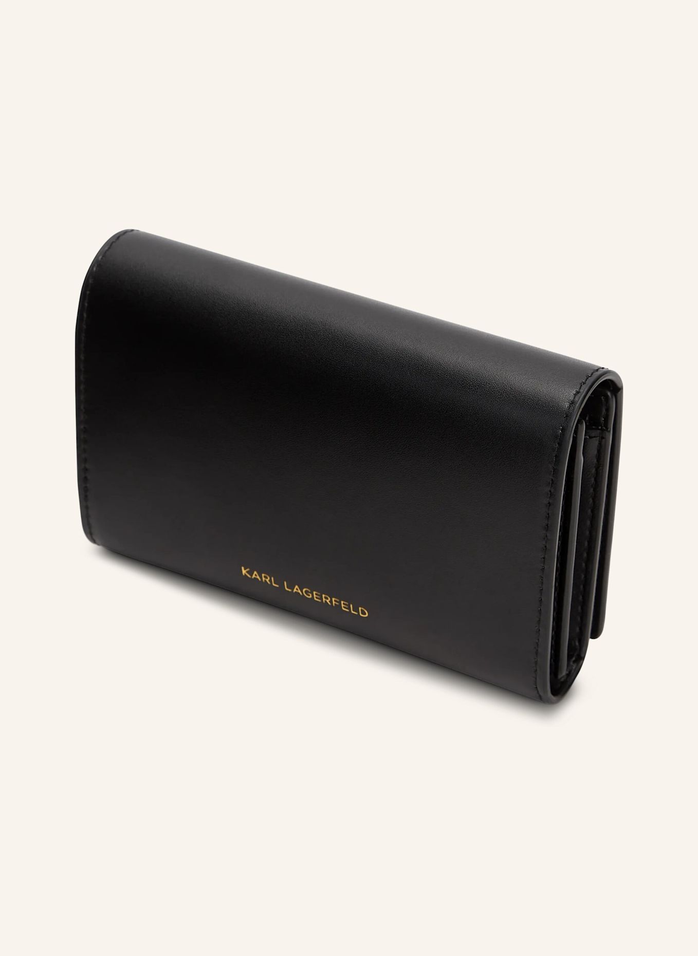KARL LAGERFELD Geldbörse: SCHWARZ / GOLD
