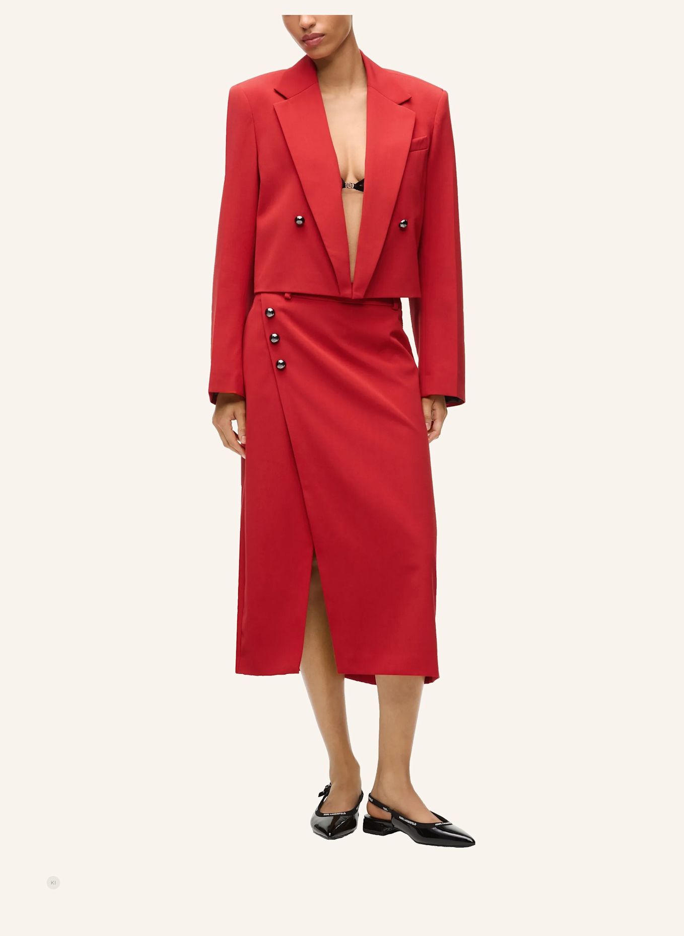KARL LAGERFELD Rock: ROT