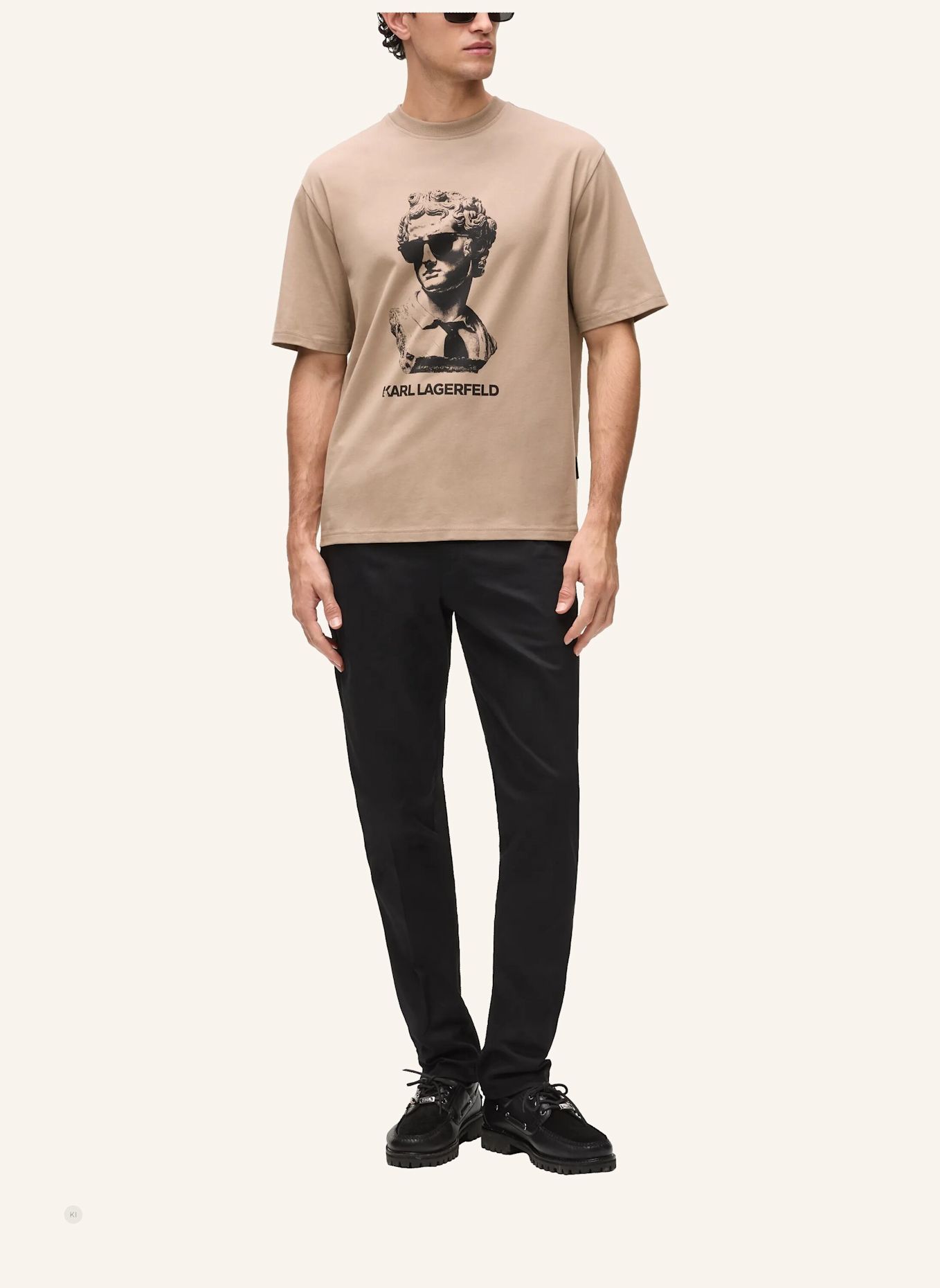 KARL LAGERFELD Hose: SCHWARZ