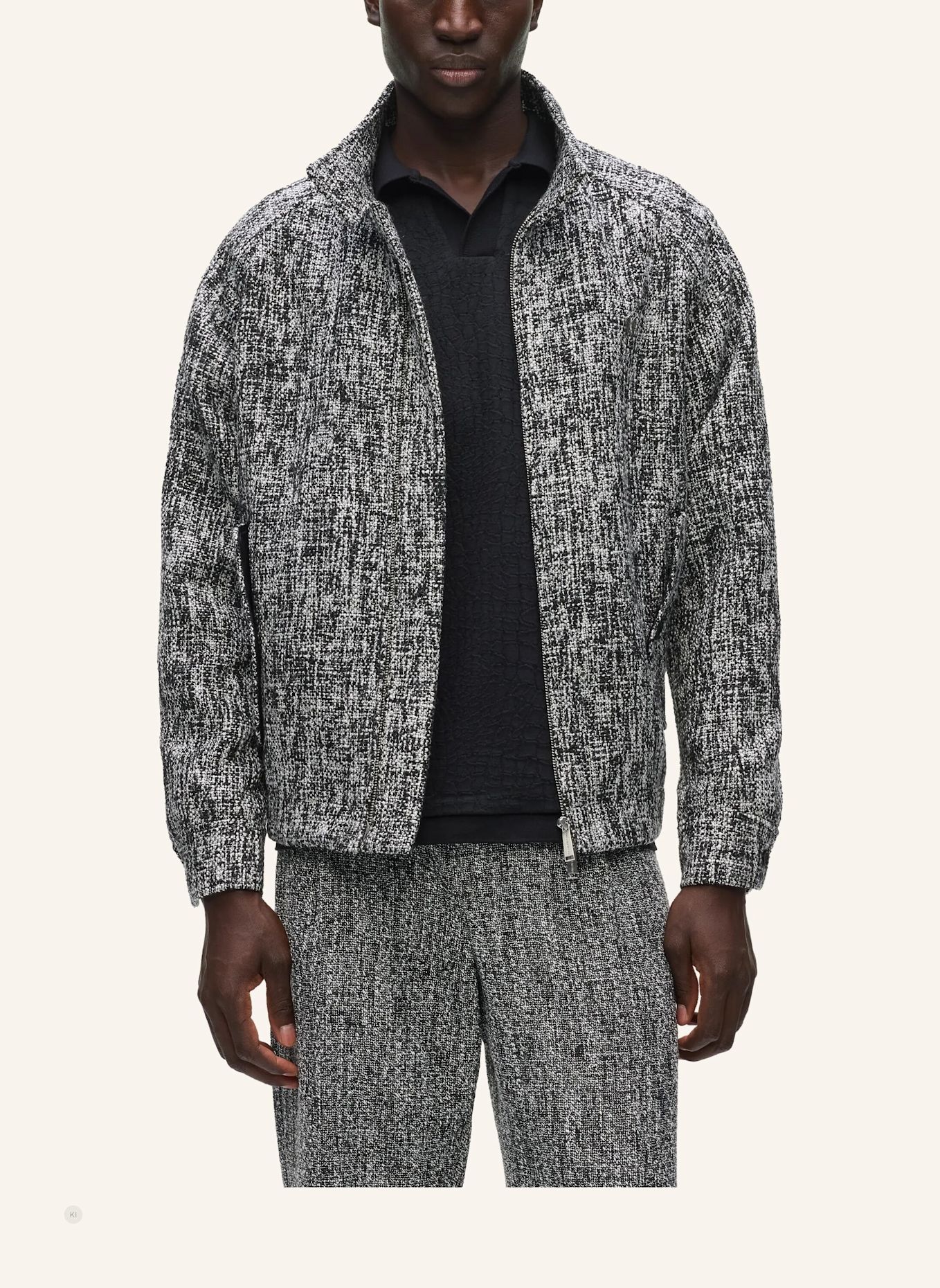 KARL LAGERFELD Jacke: SCHWARZ