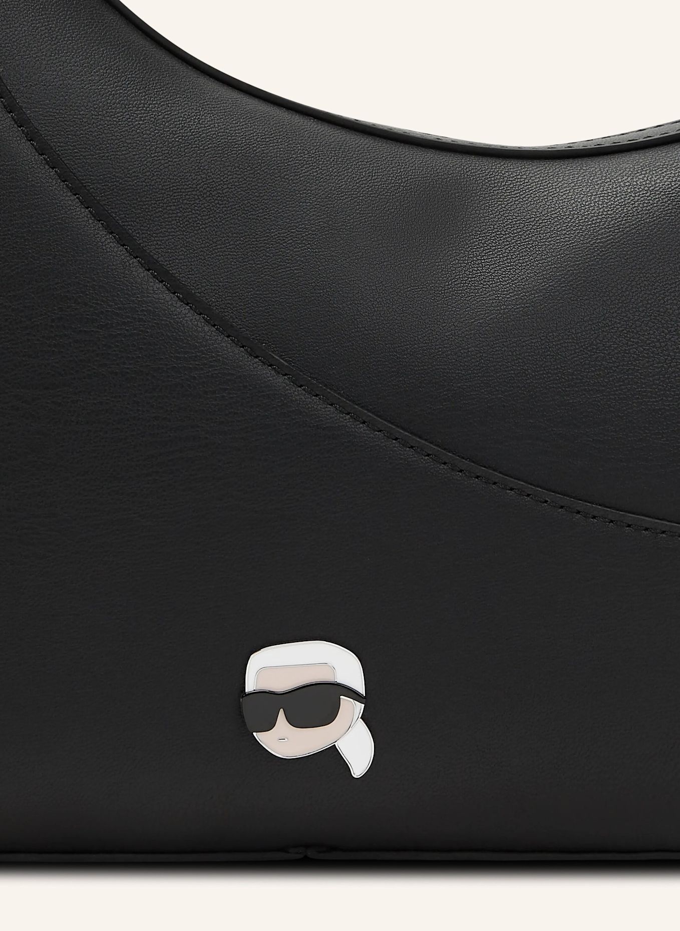 KARL LAGERFELD Hobo-Bag: SCHWARZ