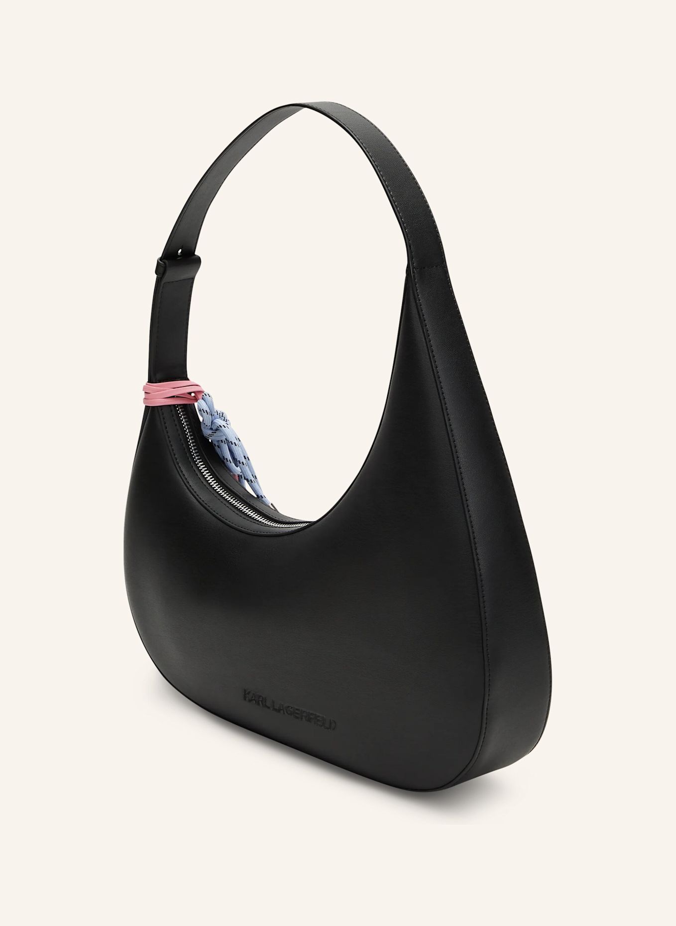 KARL LAGERFELD Hobo-Bag: SCHWARZ