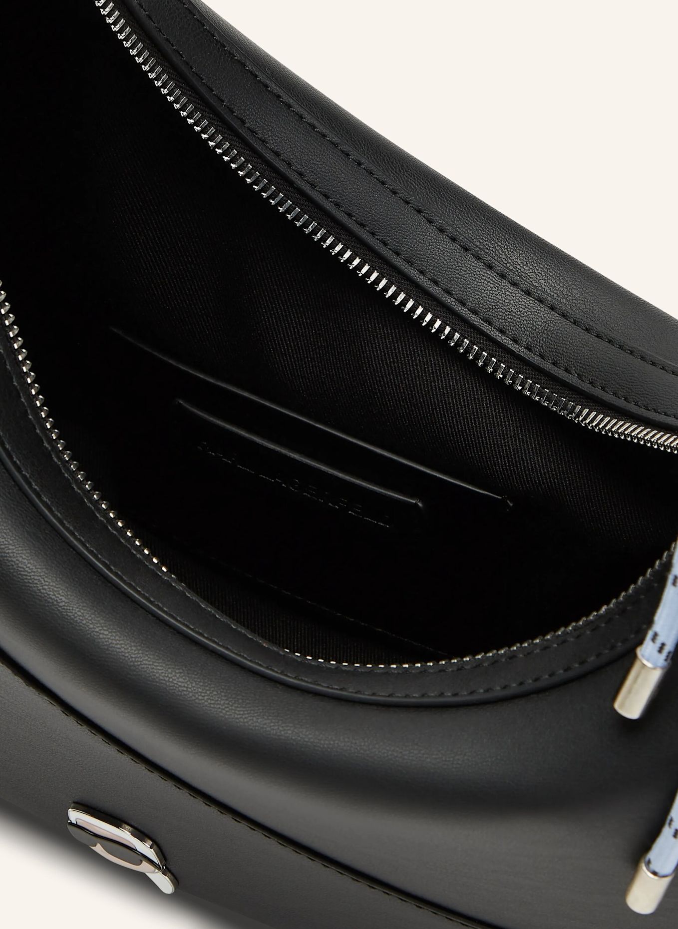 KARL LAGERFELD Hobo-Bag: SCHWARZ