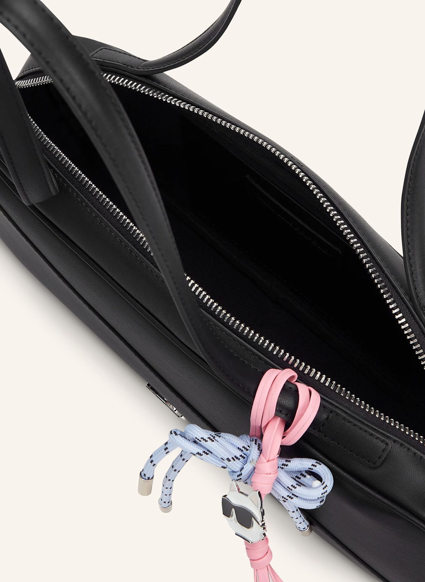 KARL LAGERFELD Schultertasche: SCHWARZ