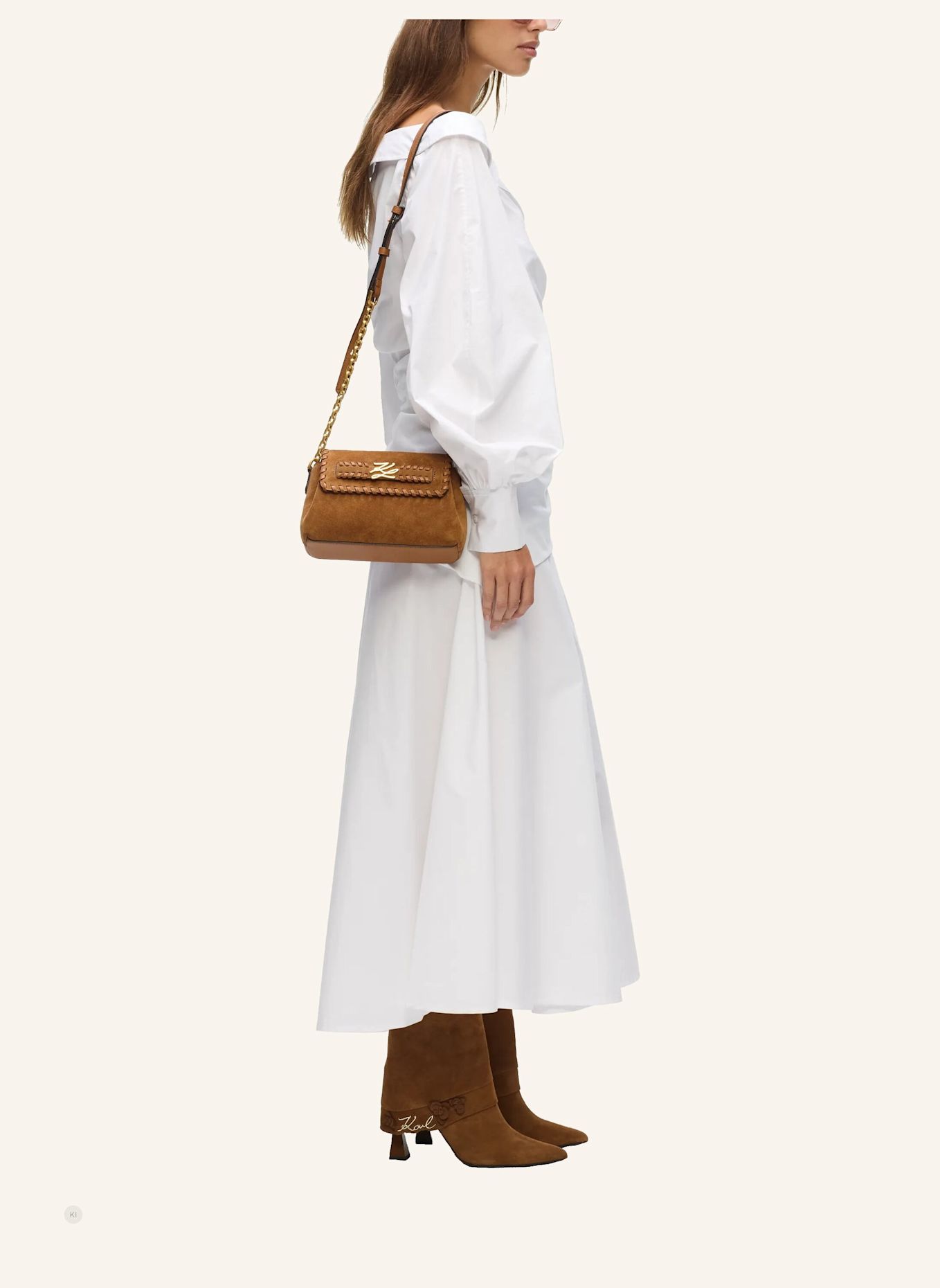 KARL LAGERFELD Umhängetasche: CAMEL