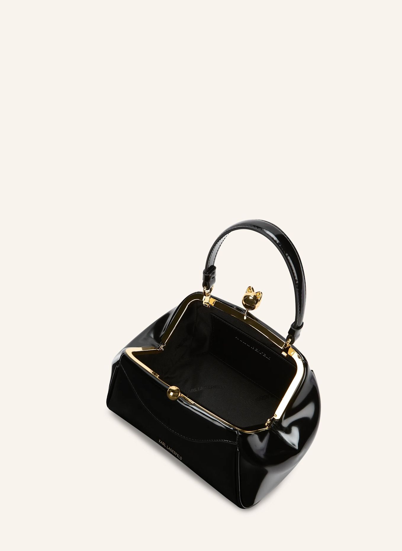 KARL LAGERFELD Tasche: SCHWARZ / GOLD