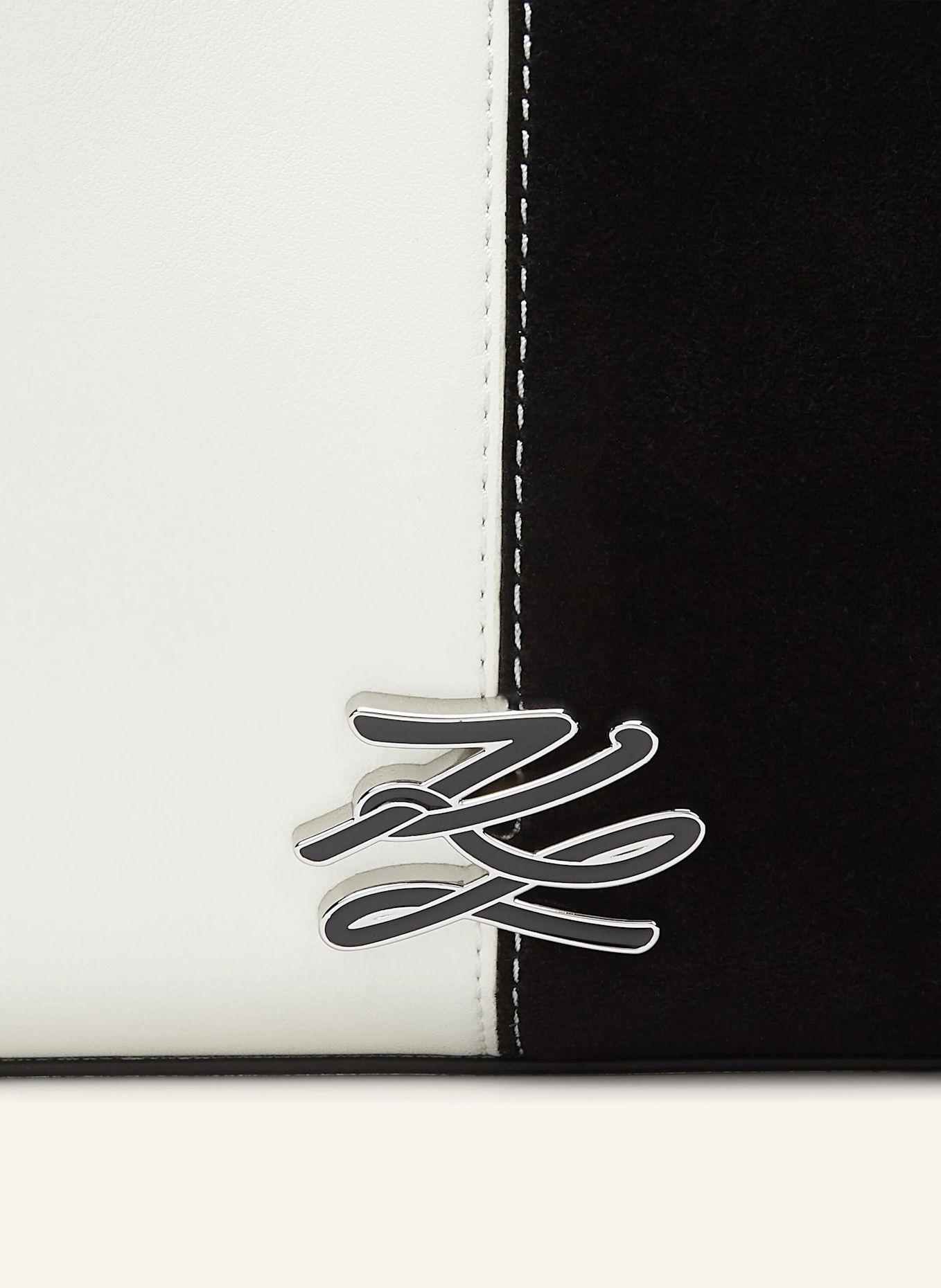 KARL LAGERFELD Handtasche: SCHWARZ