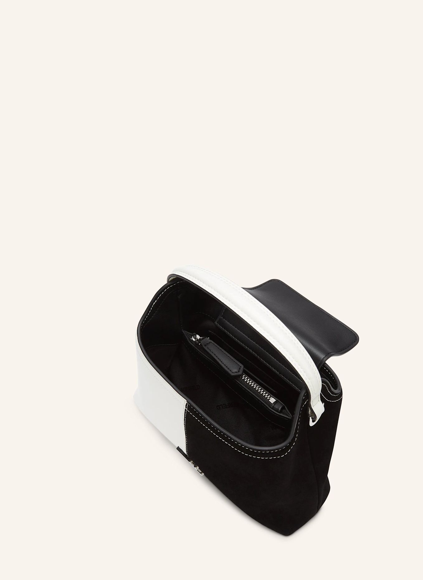 KARL LAGERFELD Handtasche: SCHWARZ