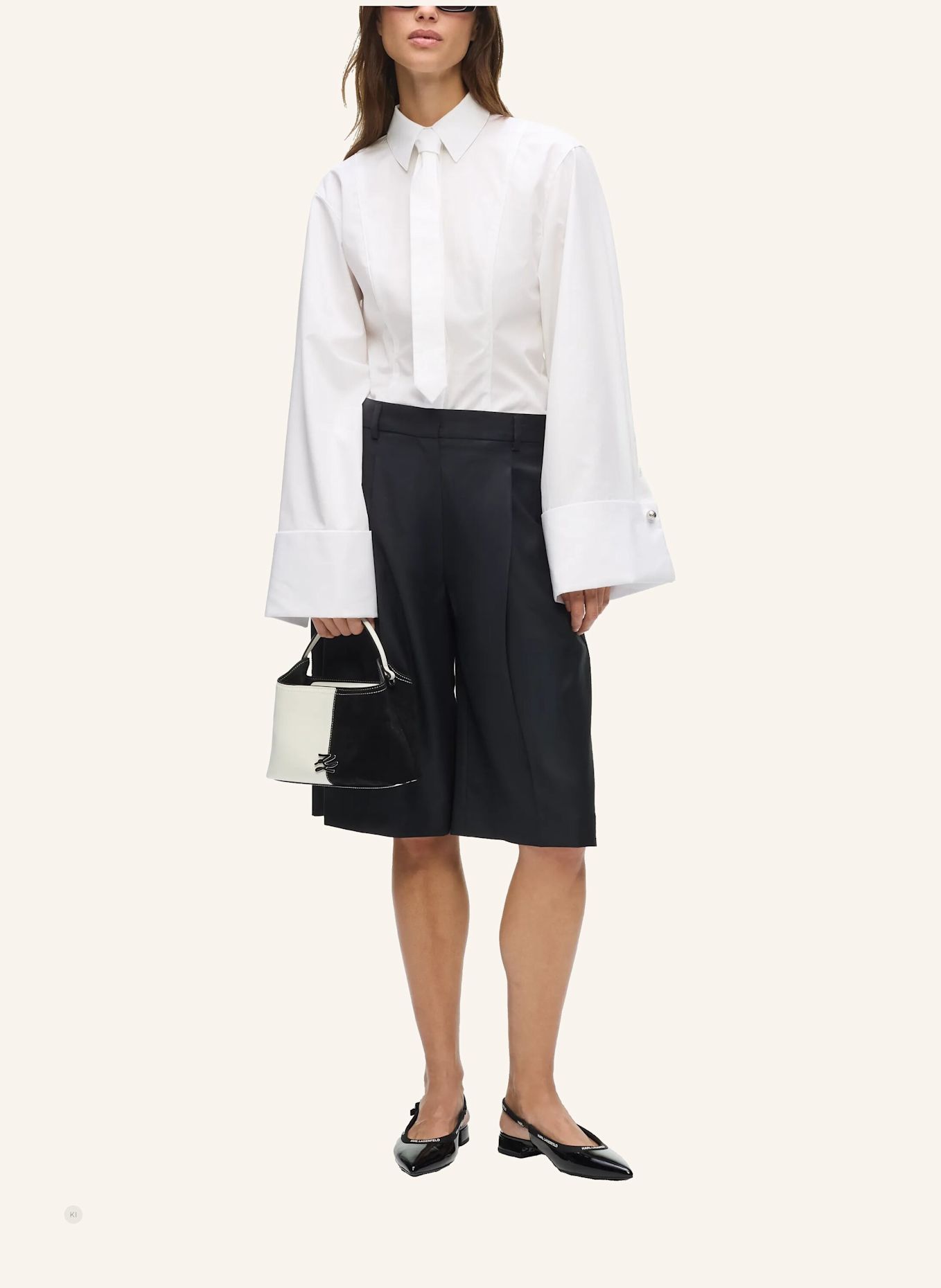 KARL LAGERFELD Handtasche: SCHWARZ
