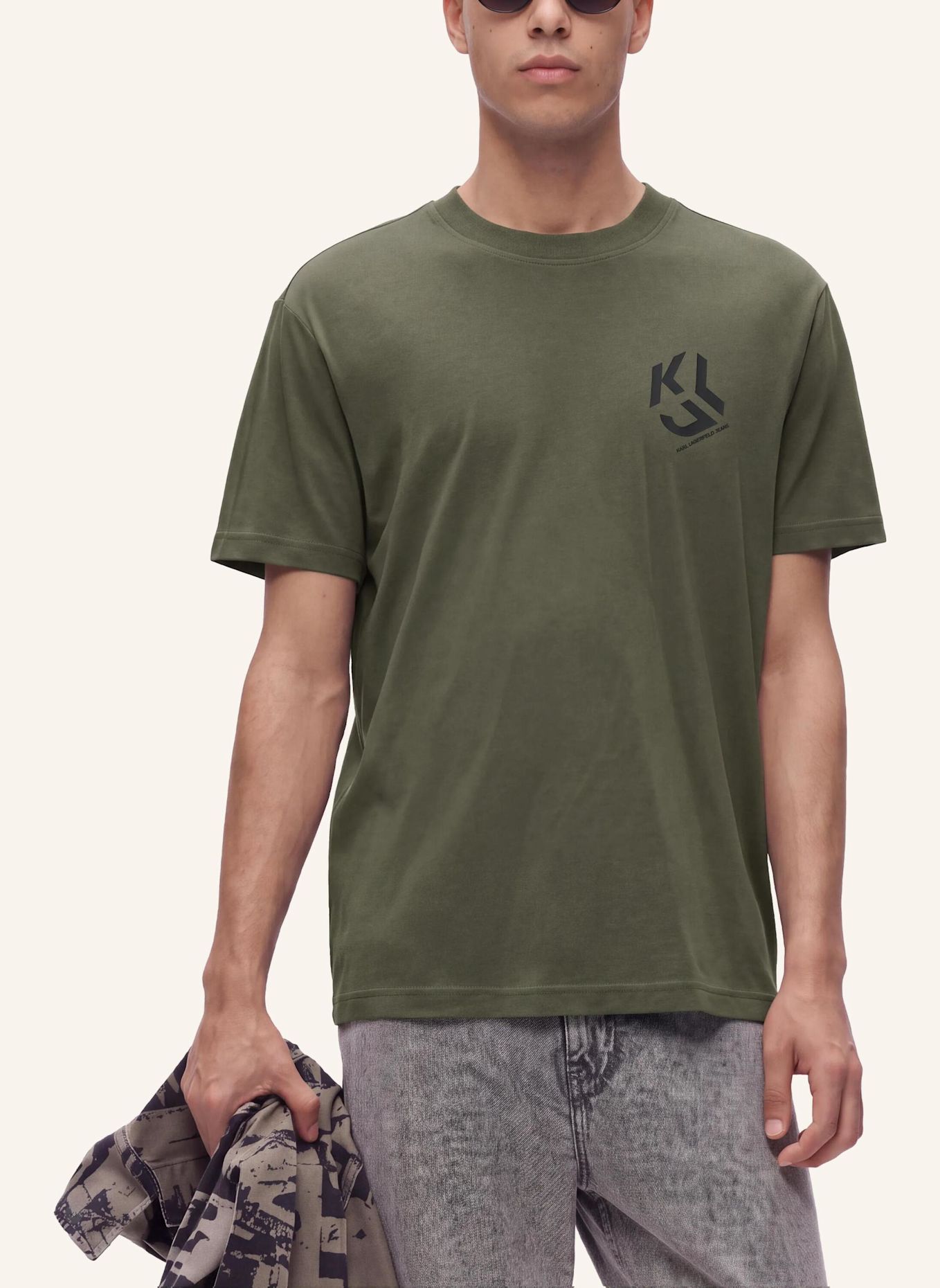 KARL LAGERFELD JEANS T-shirt: GRAU