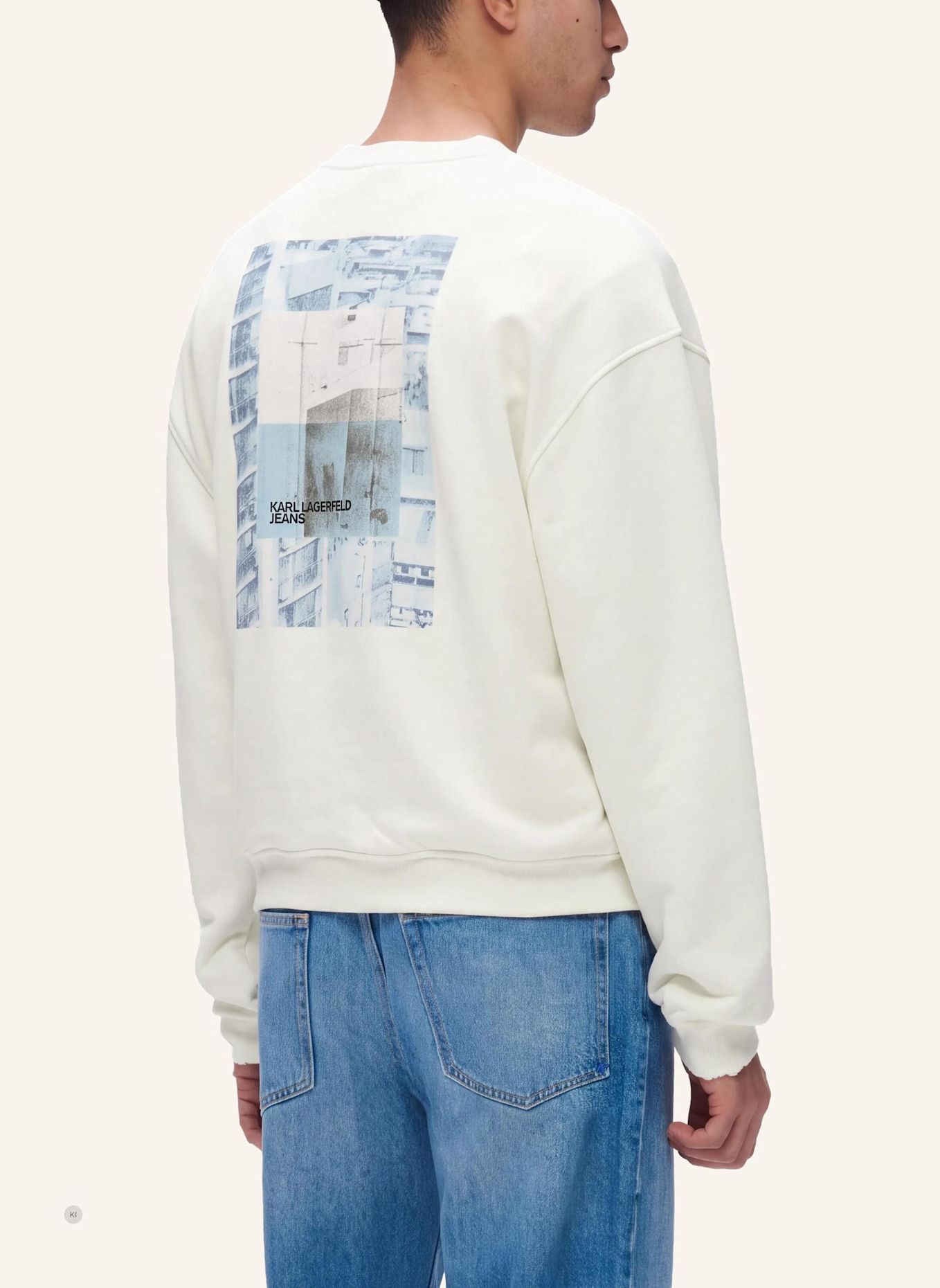 KARL LAGERFELD JEANS Sweatshirt: BEIGE