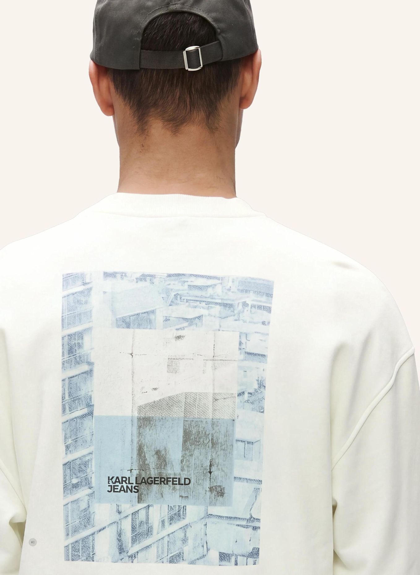 KARL LAGERFELD JEANS Sweatshirt: BEIGE