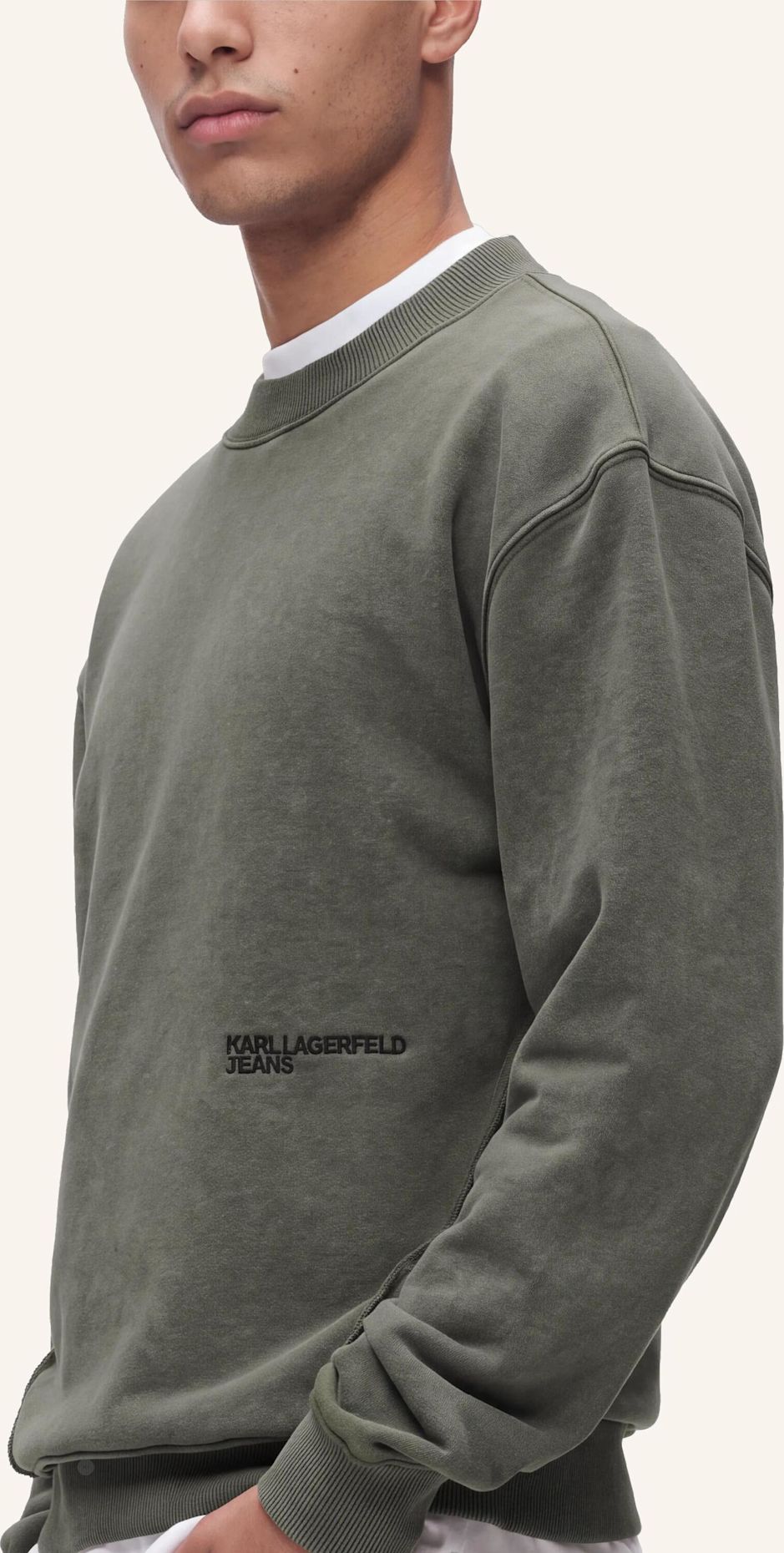 KARL LAGERFELD JEANS Sweatshirt: GRAU