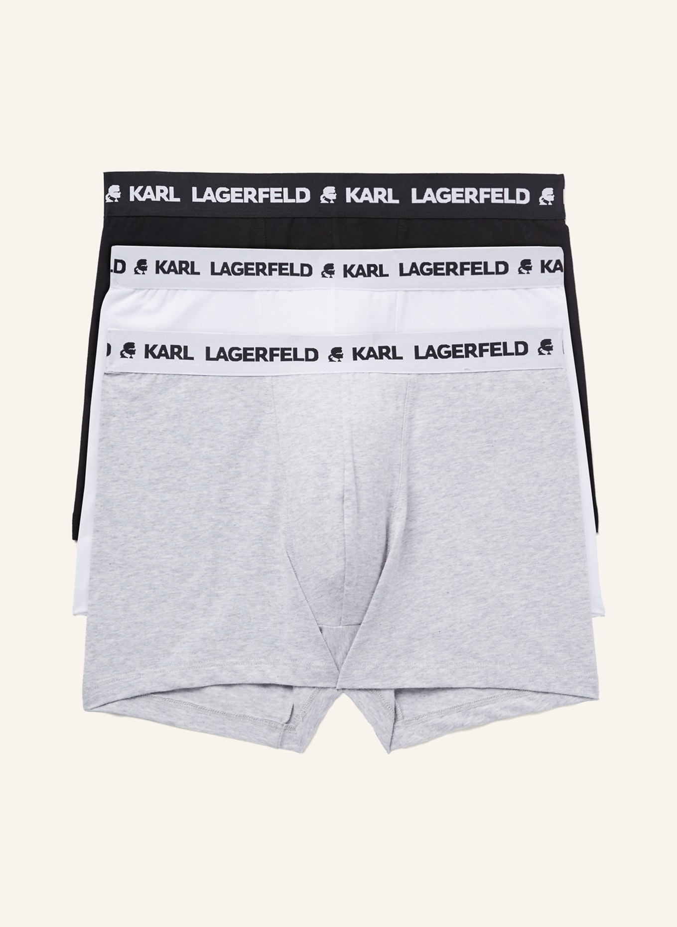 KARL LAGERFELD 3er-Pack Boxershorts, Farbe: ROT (Bild 1)