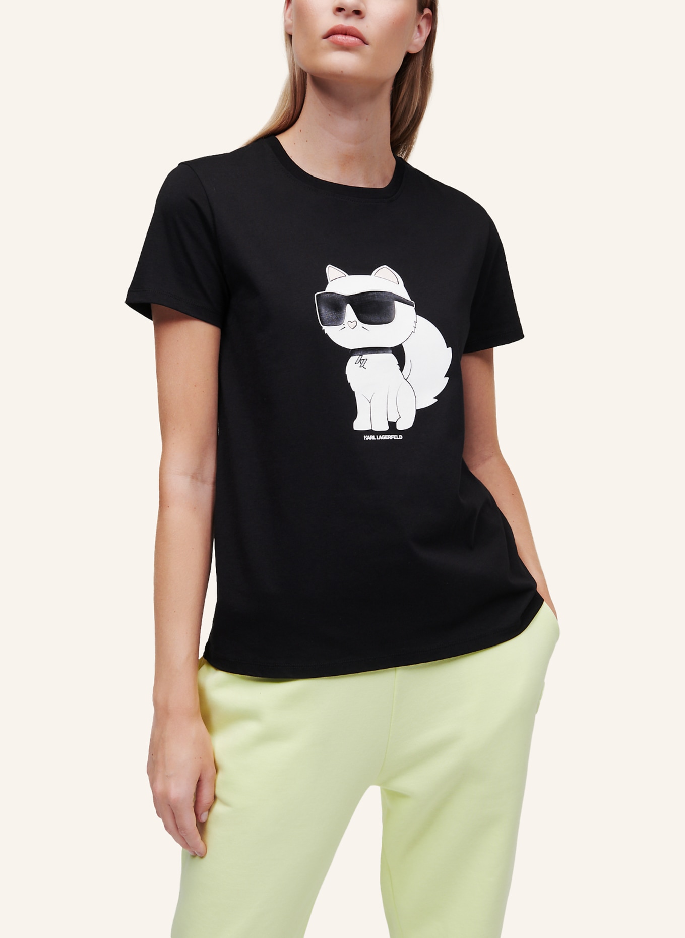 KARL LAGERFELD T-shirt, Farbe: SCHWARZ (Bild 9)