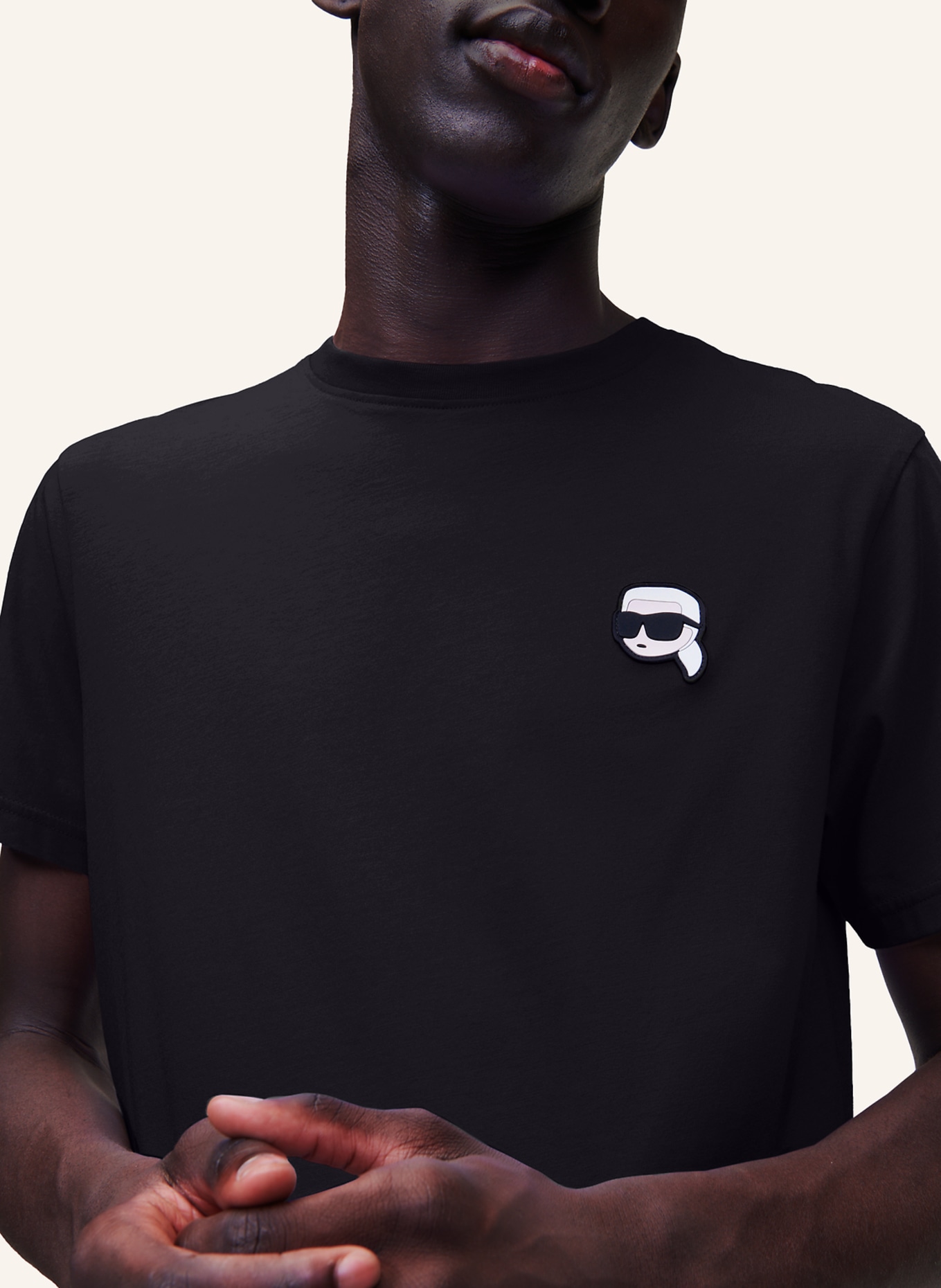 KARL LAGERFELD T-shirt, Farbe: SCHWARZ (Bild 6)