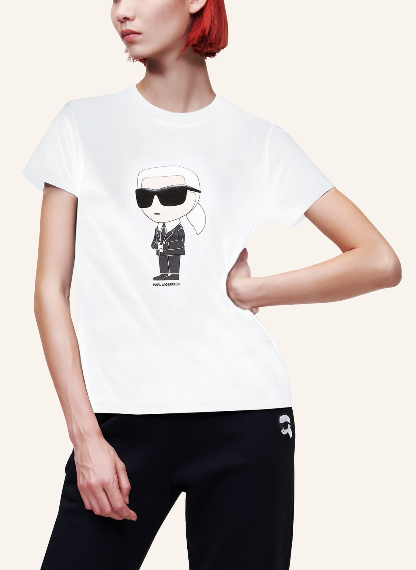 KARL LAGERFELD T-shirt, Farbe: WEISS (Bild 9)
