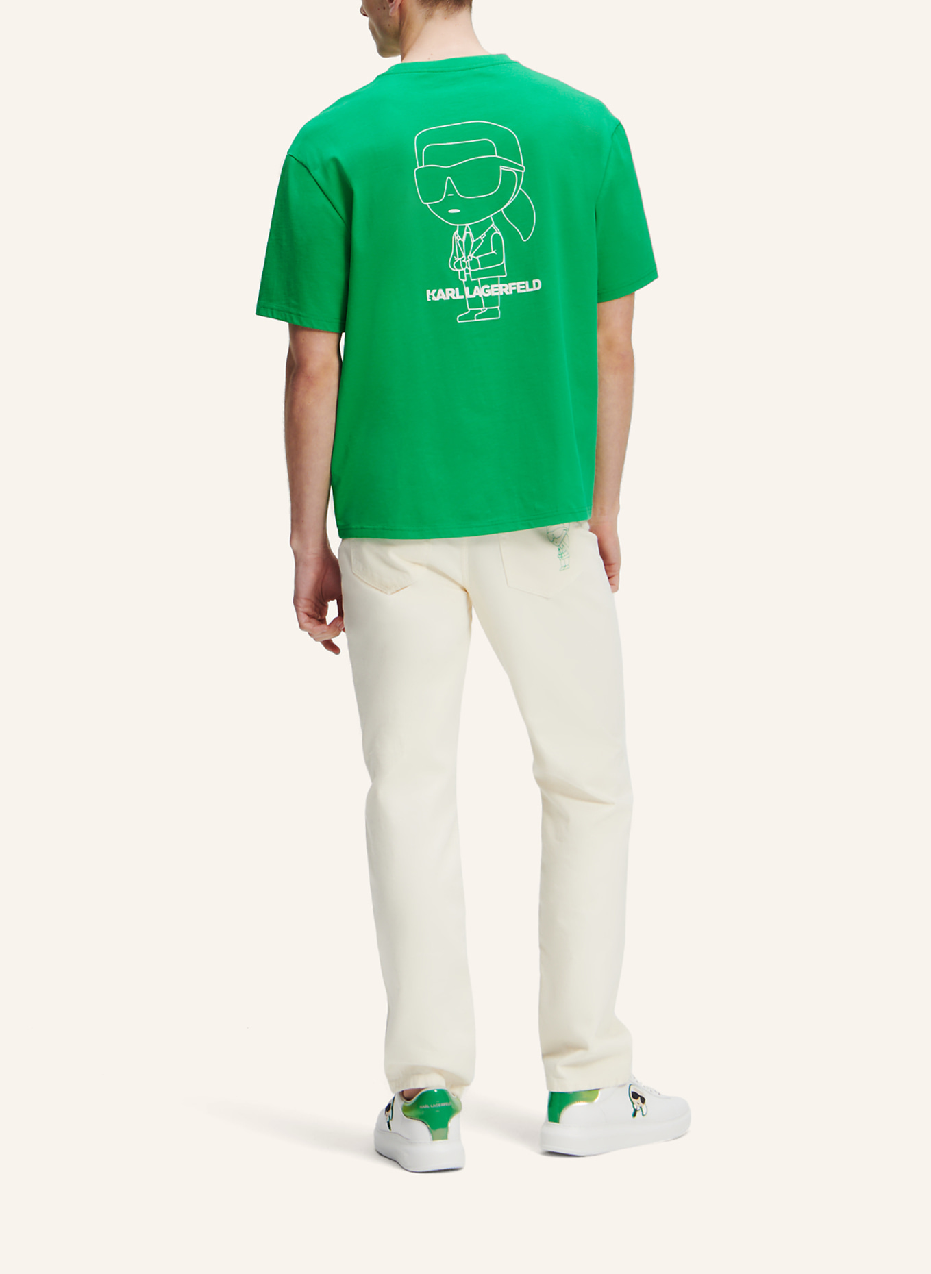 KARL LAGERFELD T-shirt, Farbe: GRÜN (Bild 2)