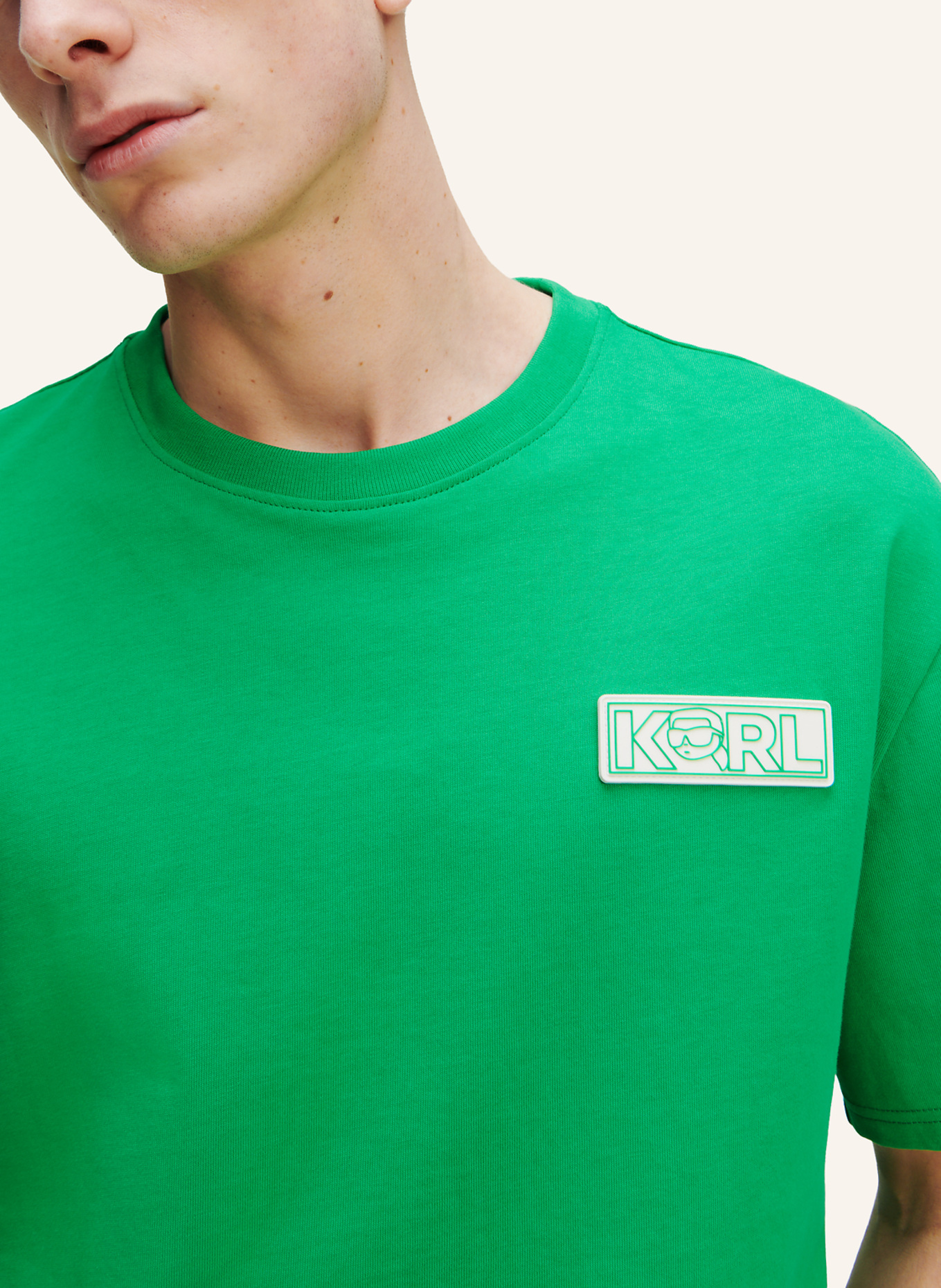 KARL LAGERFELD T-shirt, Farbe: GRÜN (Bild 4)