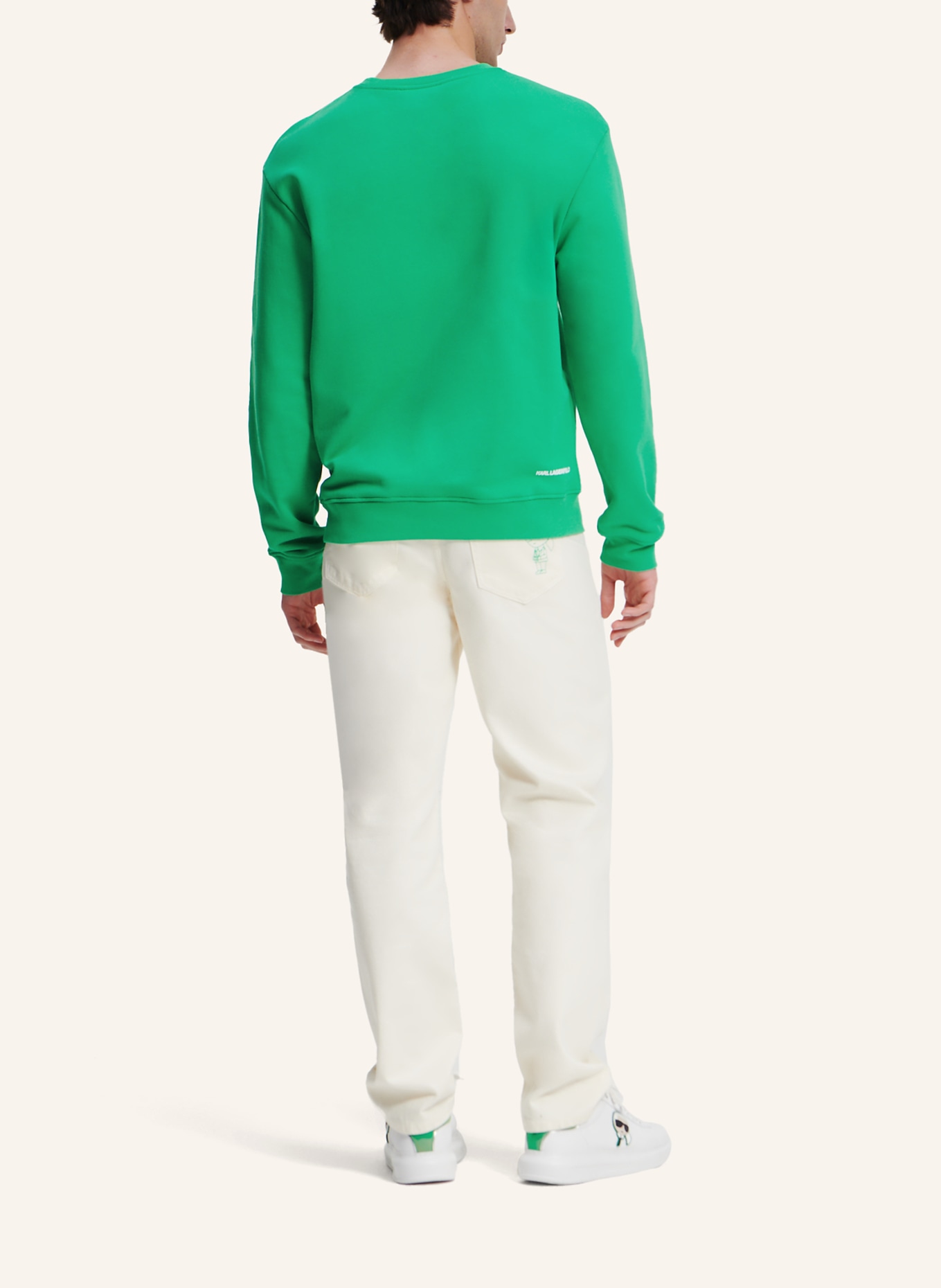 KARL LAGERFELD Sweatshirt, Farbe: GRÜN (Bild 2)