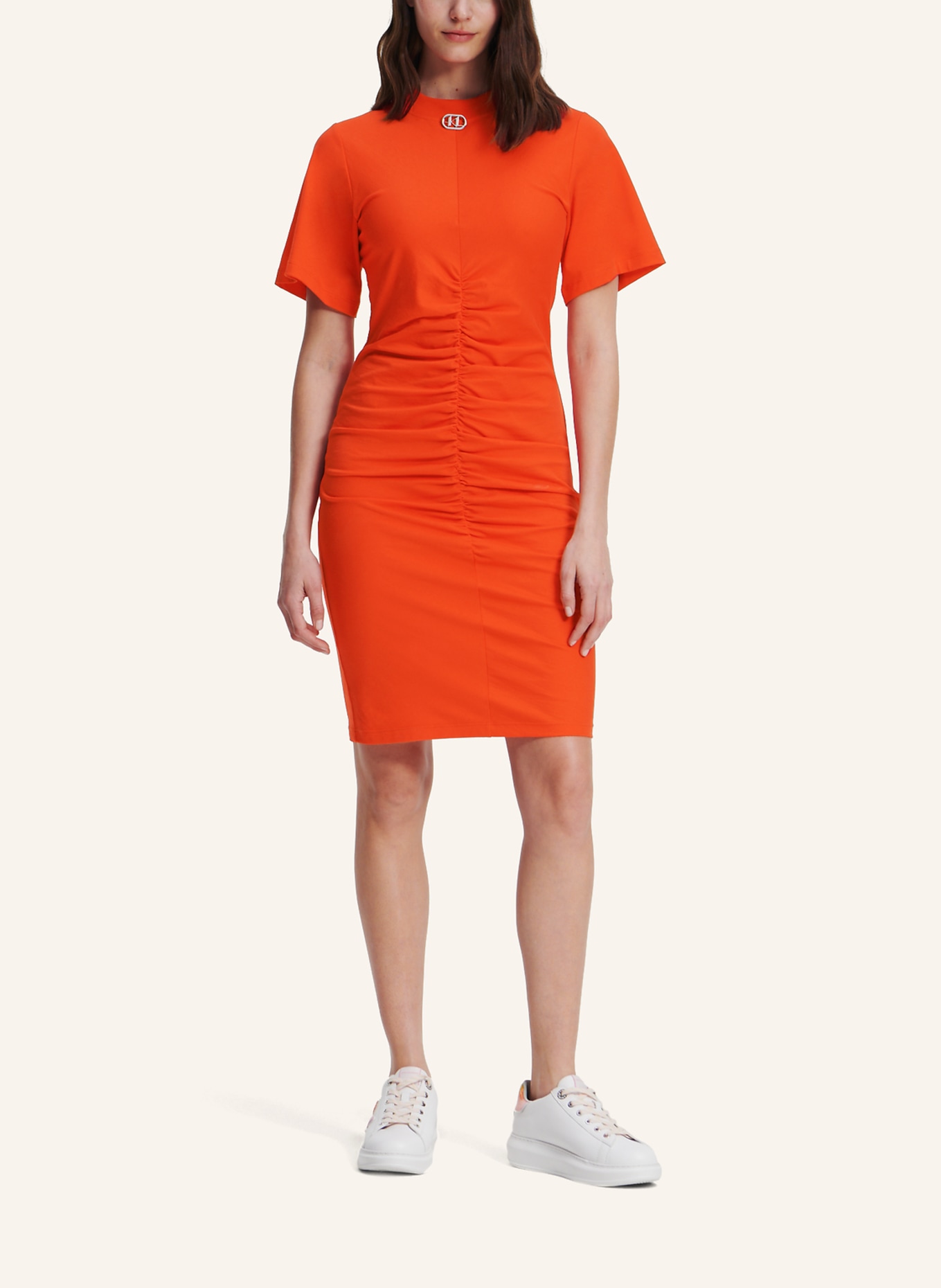 KARL LAGERFELD Kleid, Farbe: ROT (Bild 5)