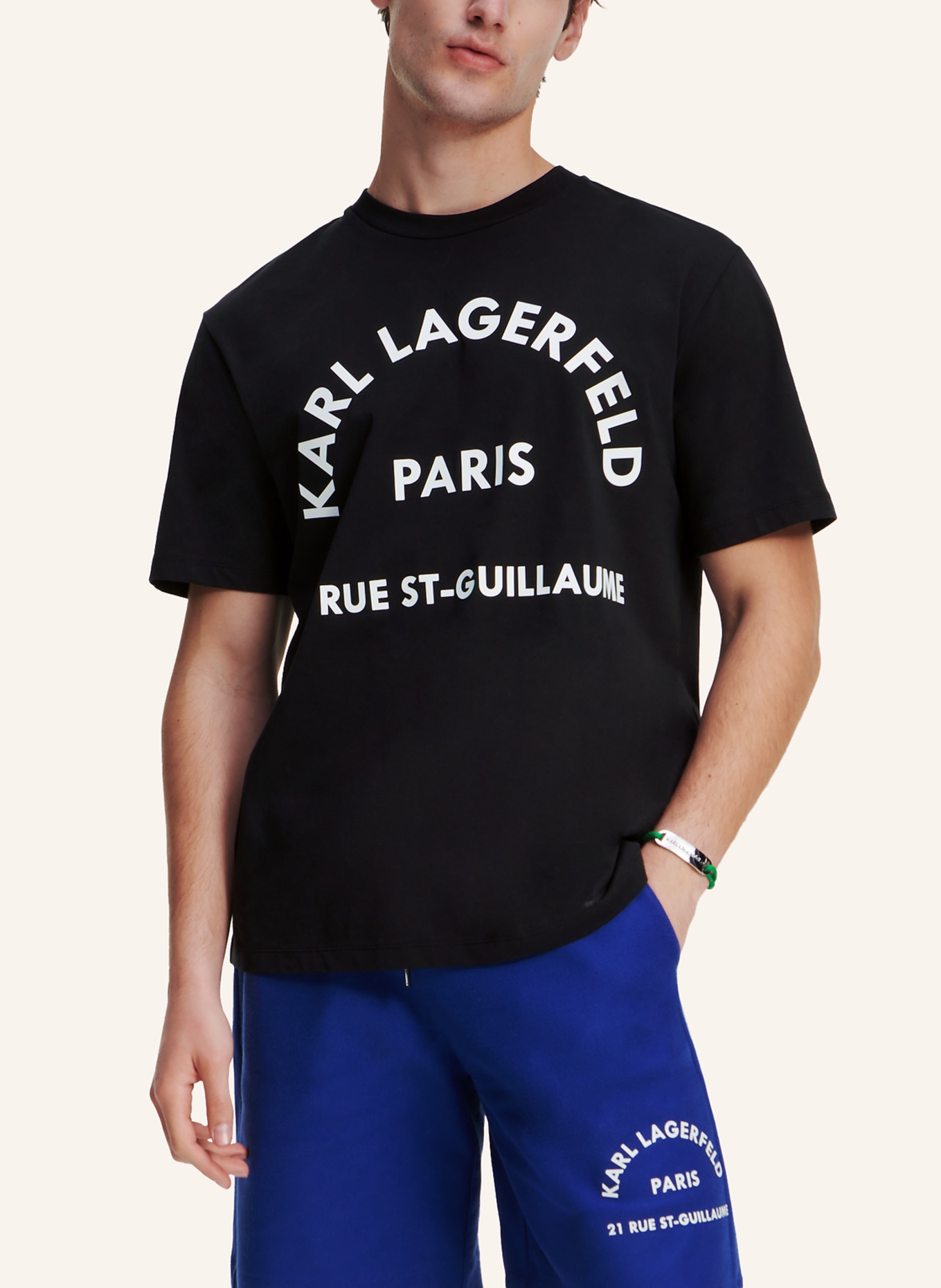 KARL LAGERFELD T-shirt, Farbe: SCHWARZ (Bild 5)