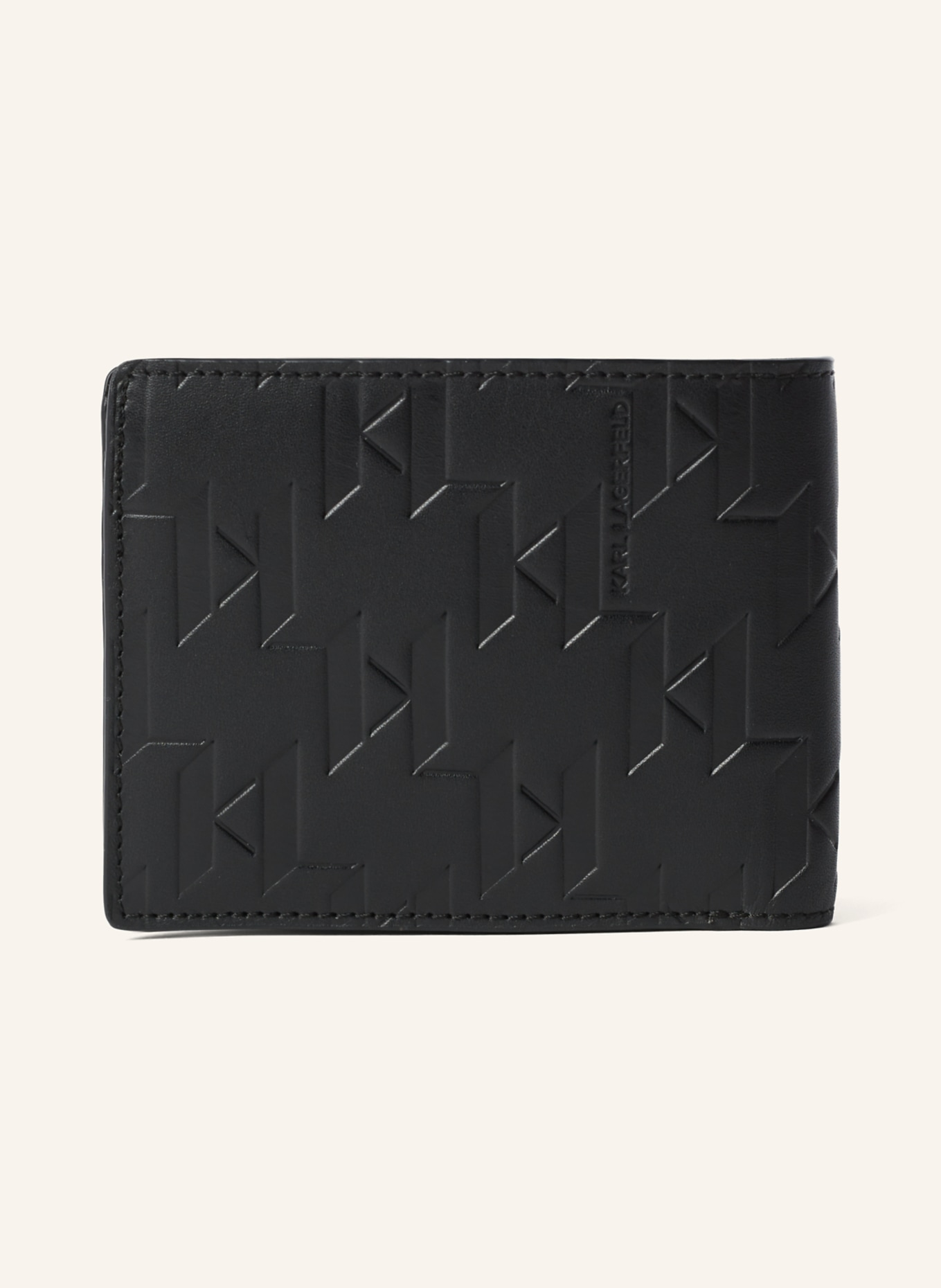 KARL LAGERFELD Geldbörse: SCHWARZ