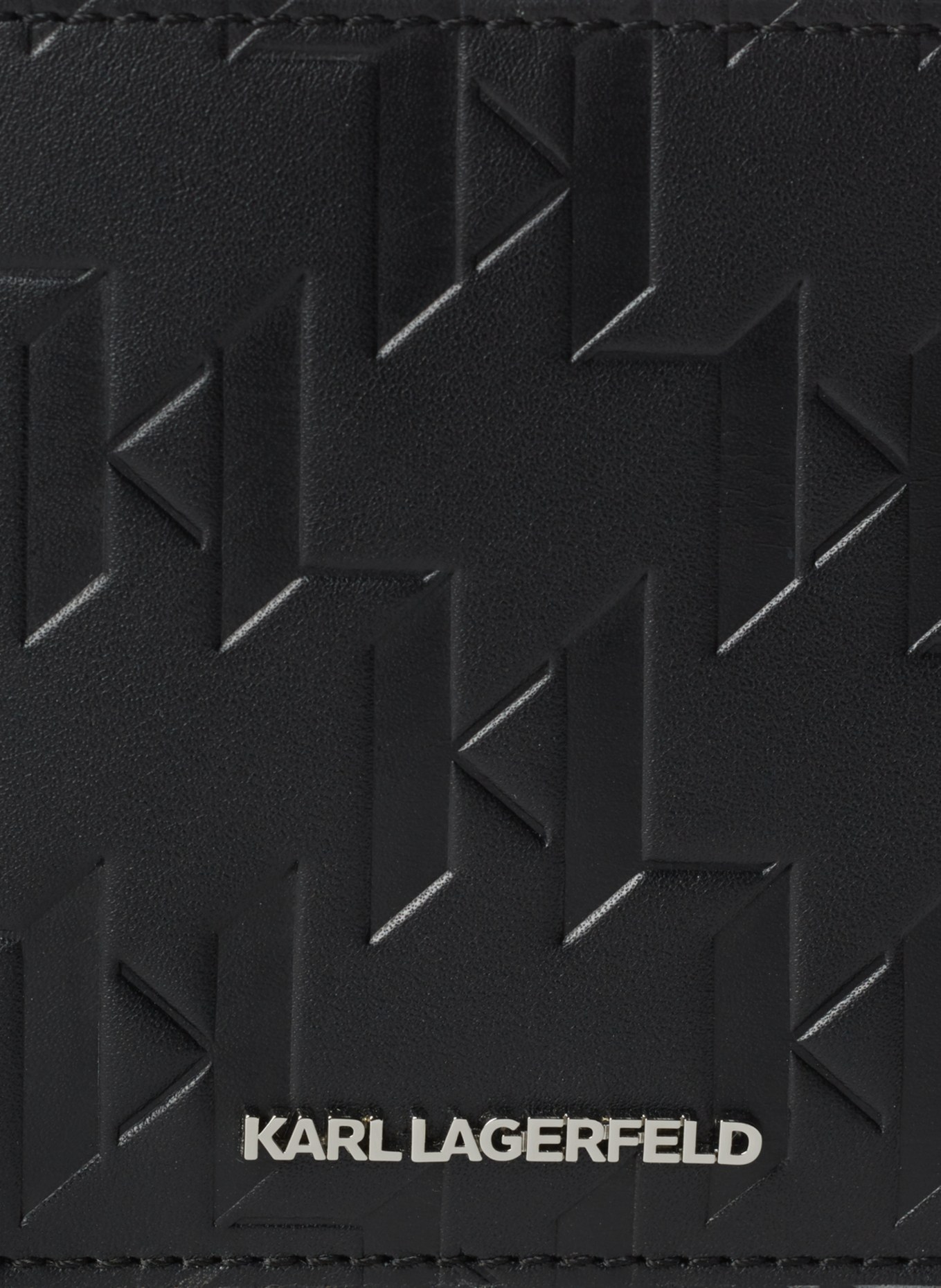 KARL LAGERFELD Geldbörse: SCHWARZ