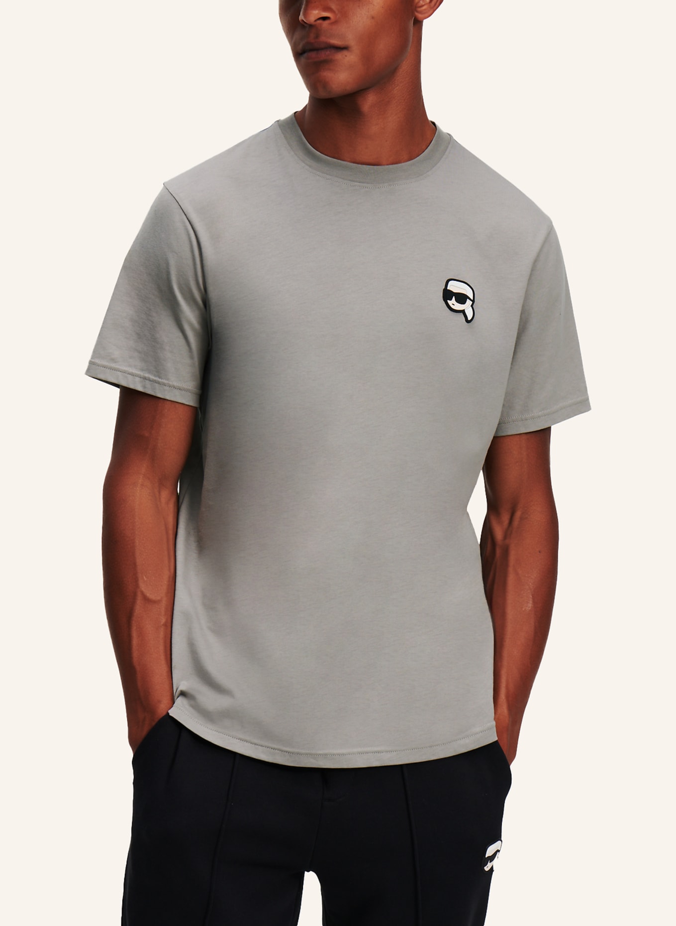 KARL LAGERFELD T-shirt, Farbe: GRAU (Bild 4)