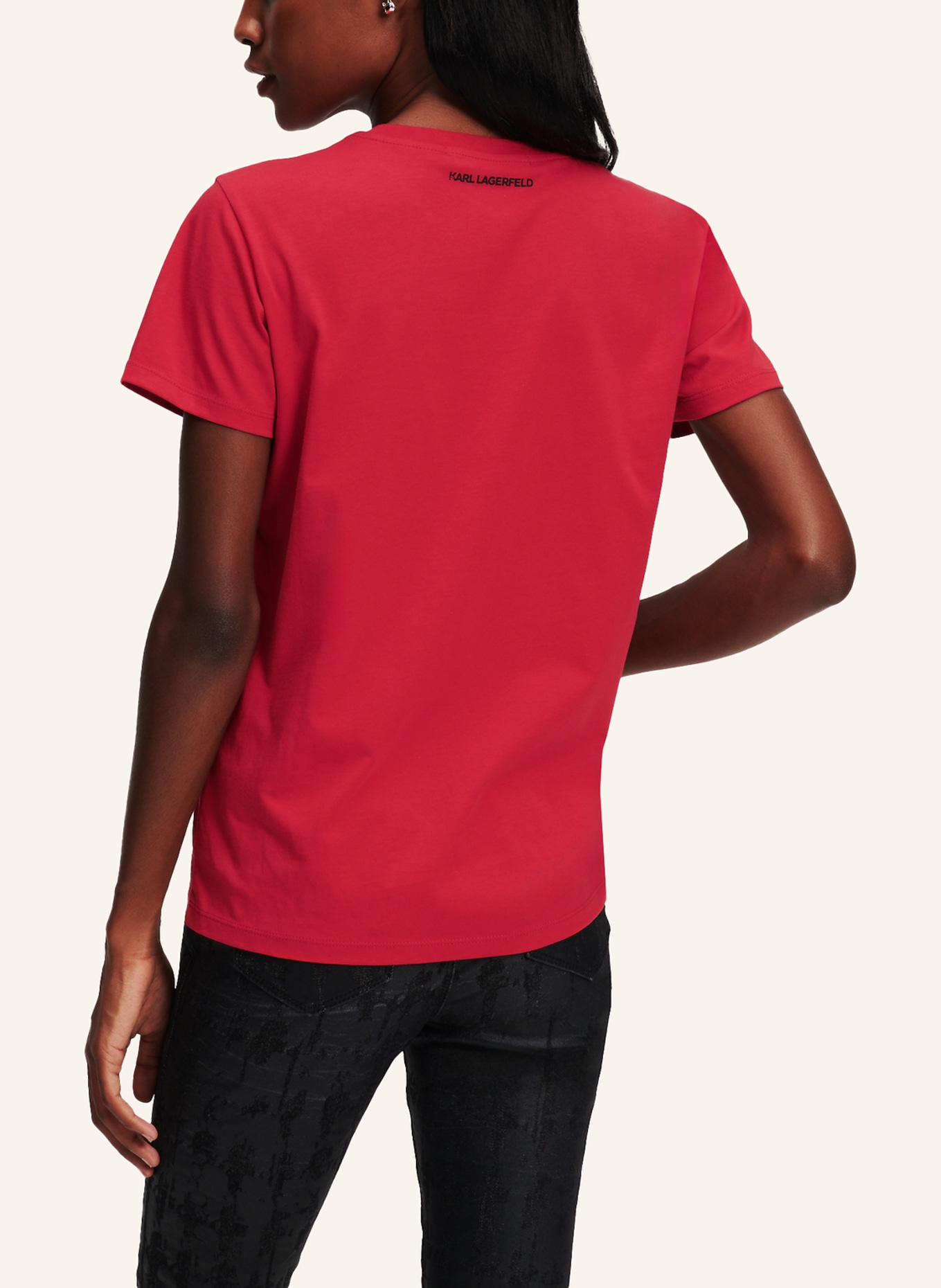 KARL LAGERFELD T-shirt, Farbe: ROT (Bild 2)