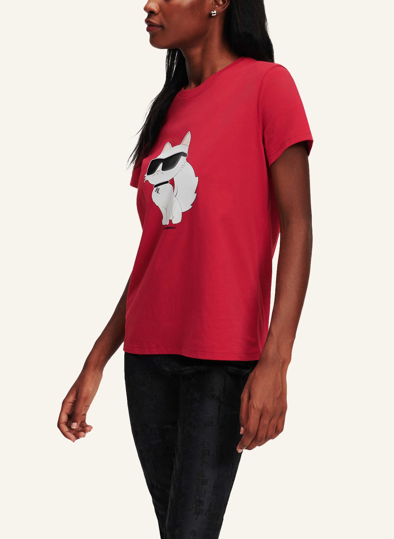 KARL LAGERFELD T-shirt, Farbe: ROT (Bild 3)