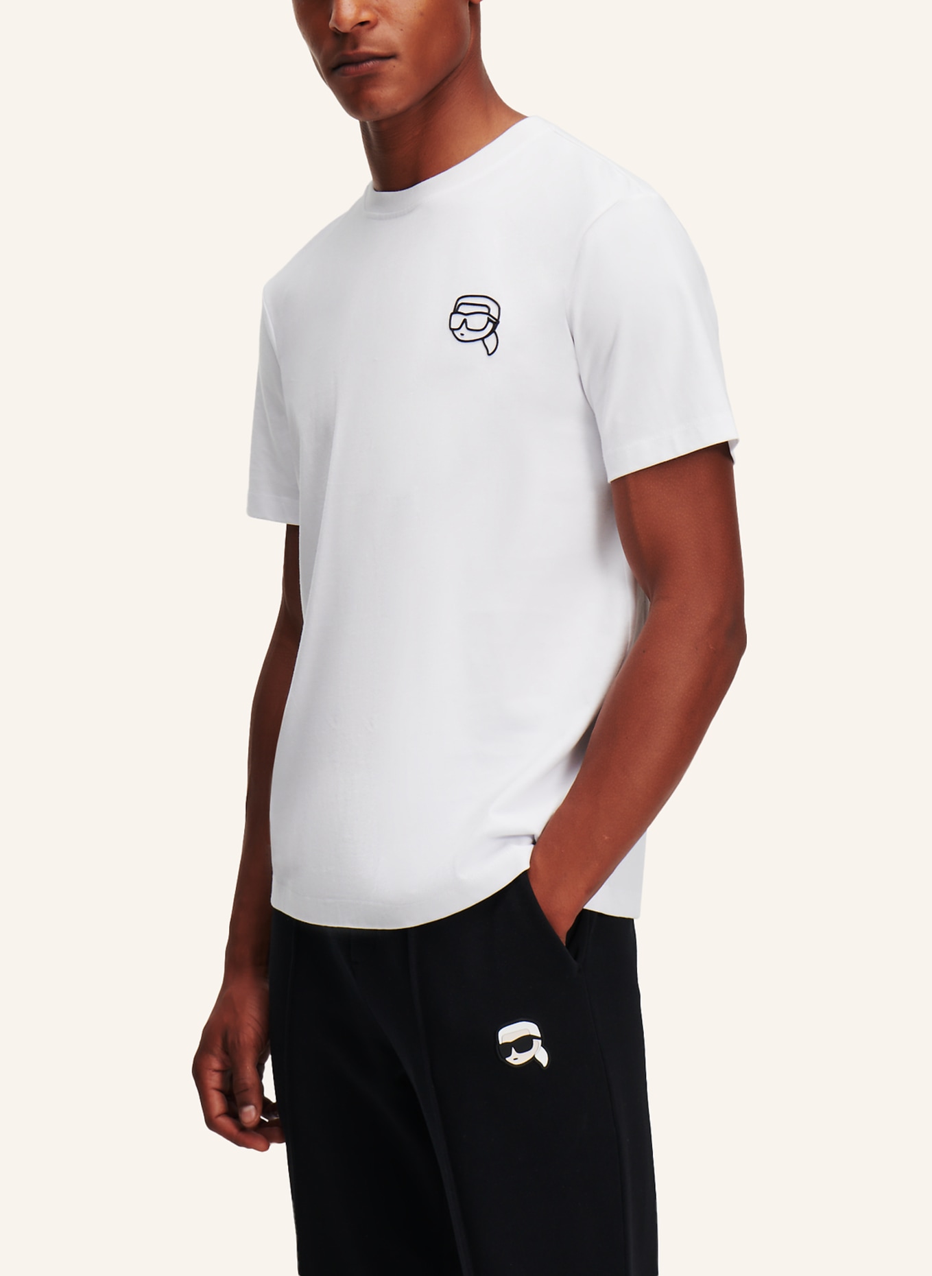 KARL LAGERFELD T-shirt, Farbe: WEISS (Bild 3)