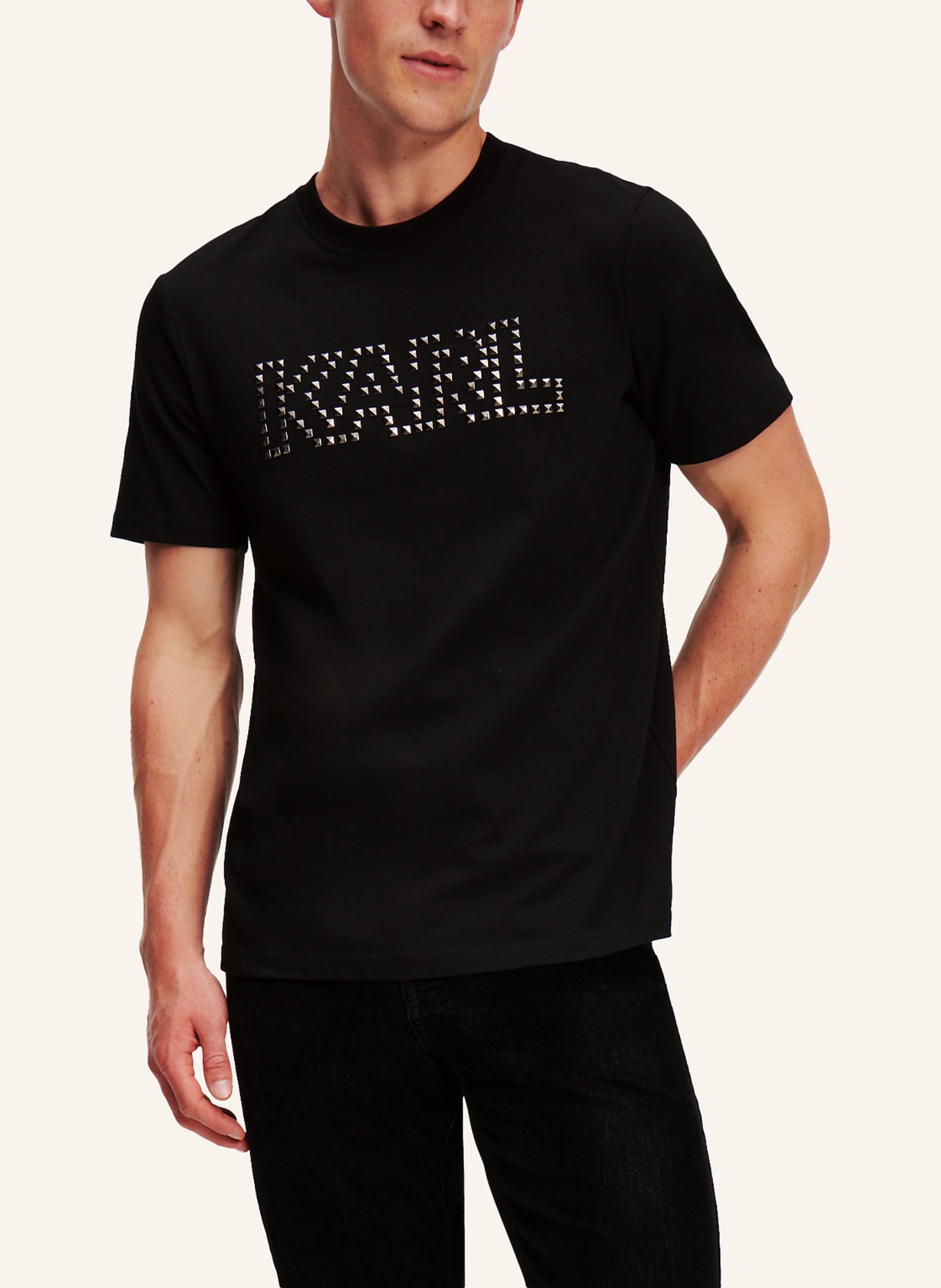 KARL LAGERFELD T-shirt, Farbe: SCHWARZ (Bild 4)