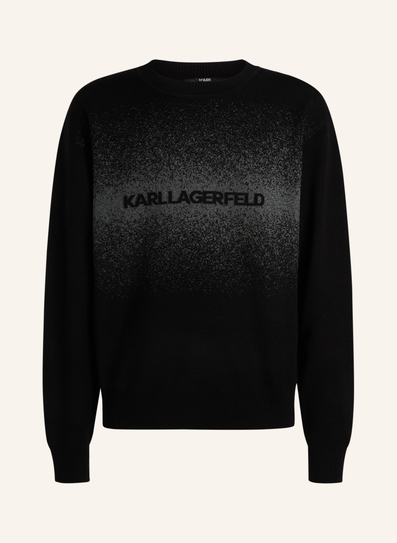 KARL LAGERFELD Sweatshirt, Farbe: SCHWARZ/ SILBER (Bild 1)