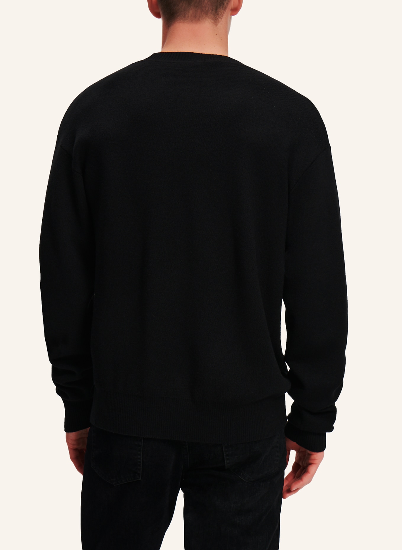 KARL LAGERFELD Sweatshirt, Farbe: SCHWARZ/ SILBER (Bild 2)