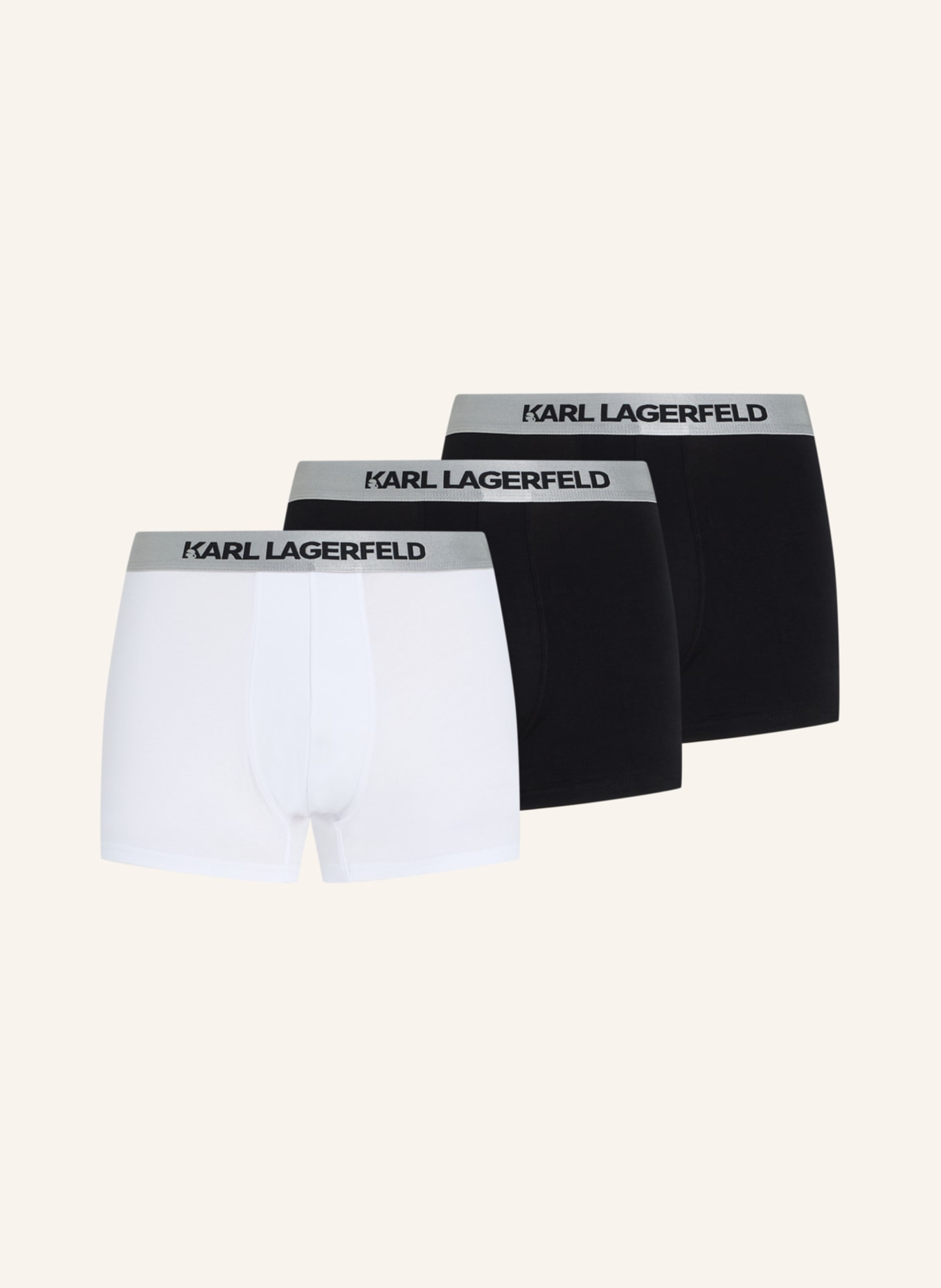 KARL LAGERFELD 3er-Pack Boxershorts, Farbe: SCHWARZ (Bild 1)