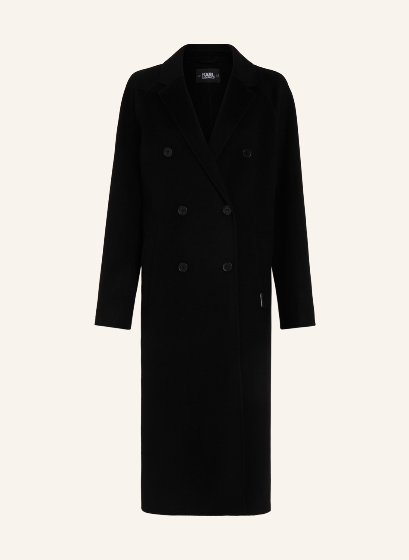 KARL LAGERFELD Mantel, Farbe: SCHWARZ (Bild 1)