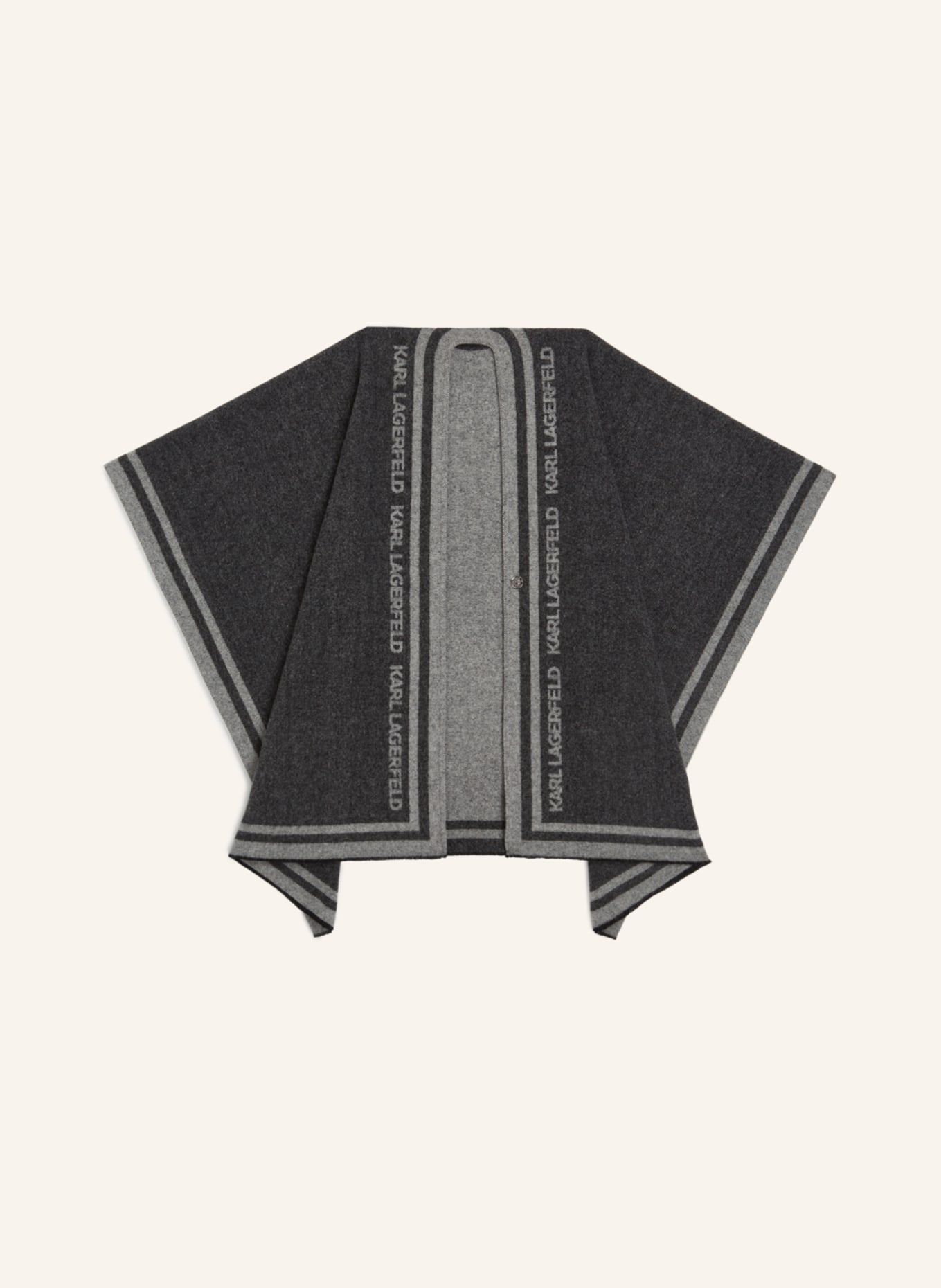 KARL LAGERFELD Schal, Farbe: GRAU (Bild 1)