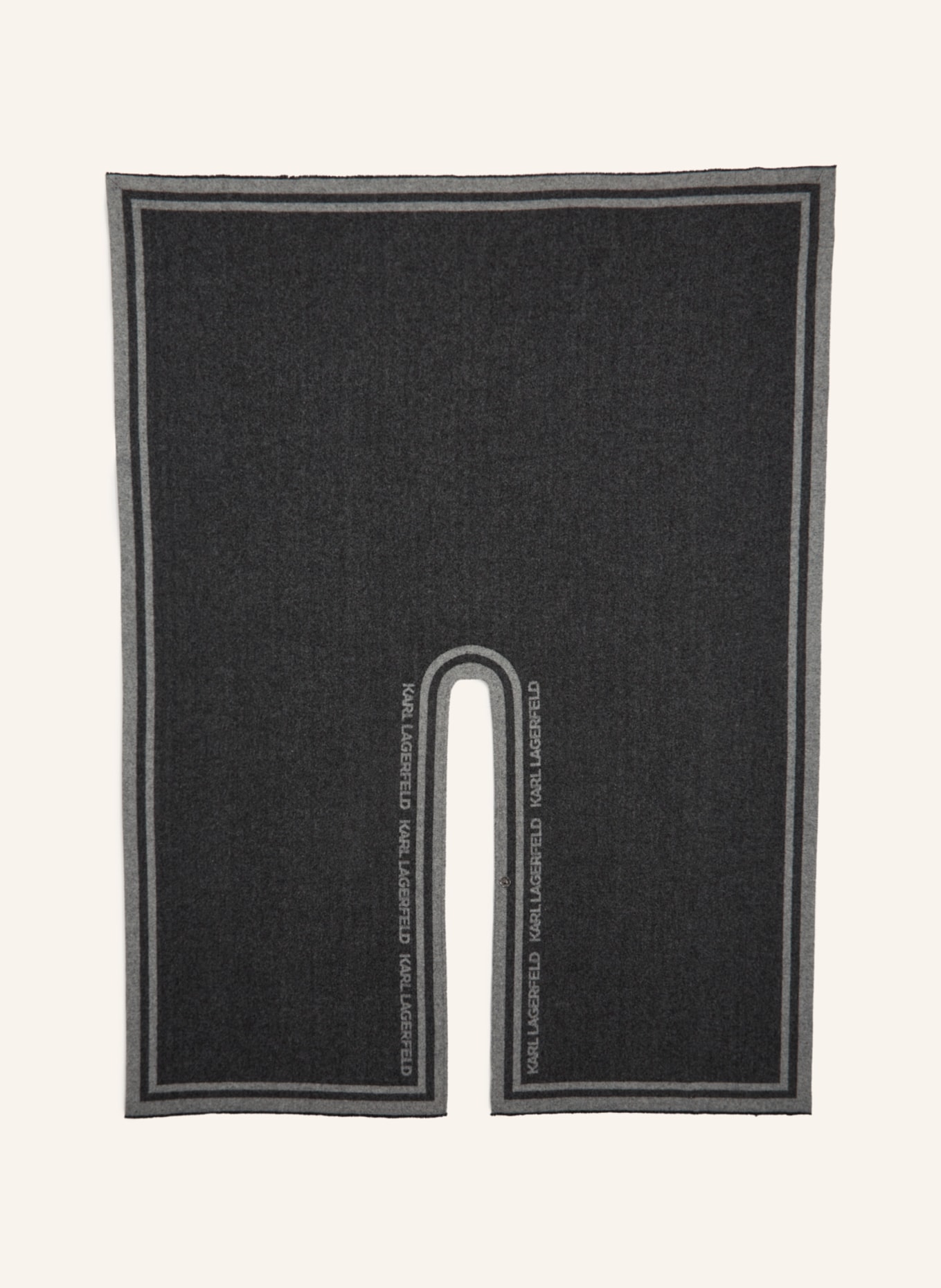 KARL LAGERFELD Schal, Farbe: GRAU (Bild 2)